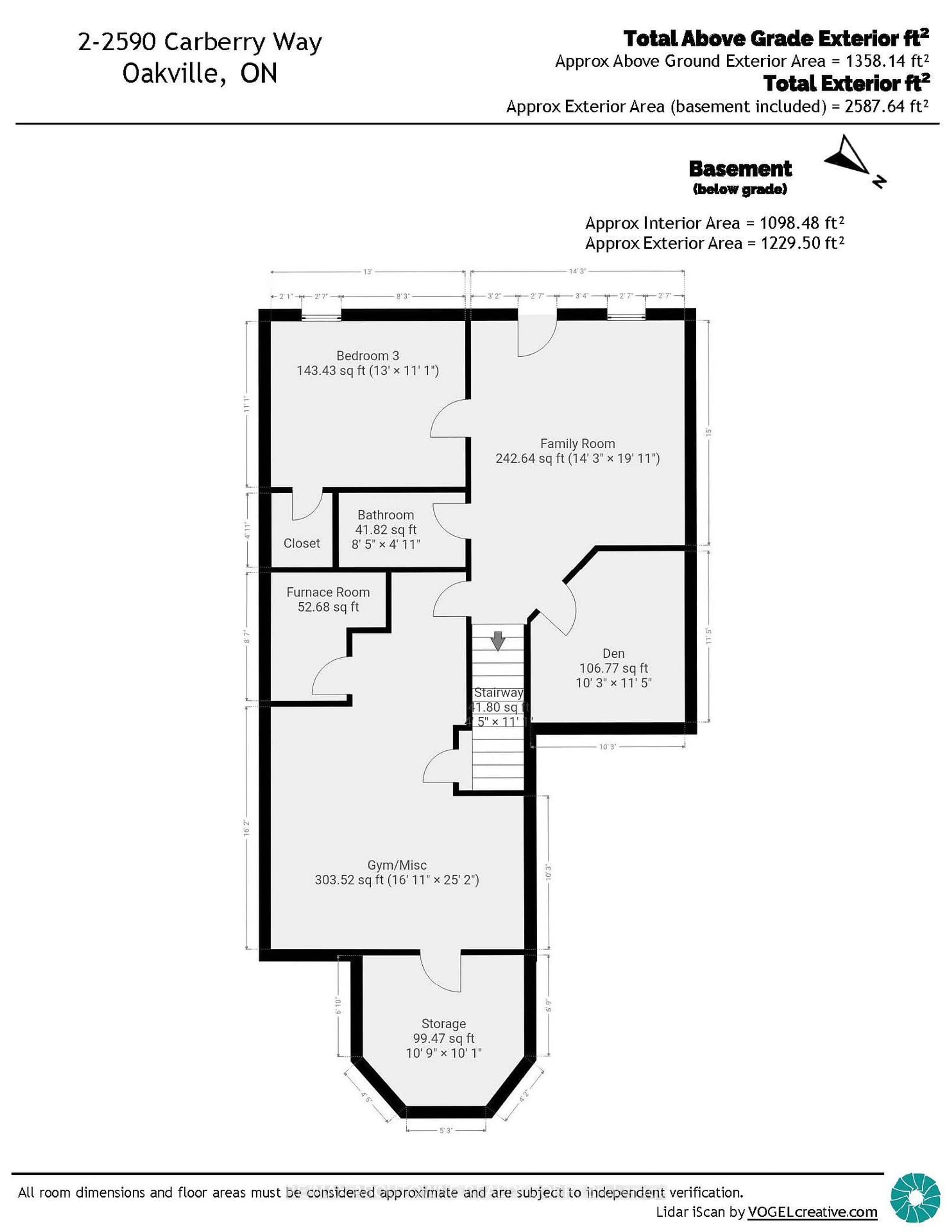 Floor plan for 2590 Carberry Way #2, Oakville Ontario L6M 5G2