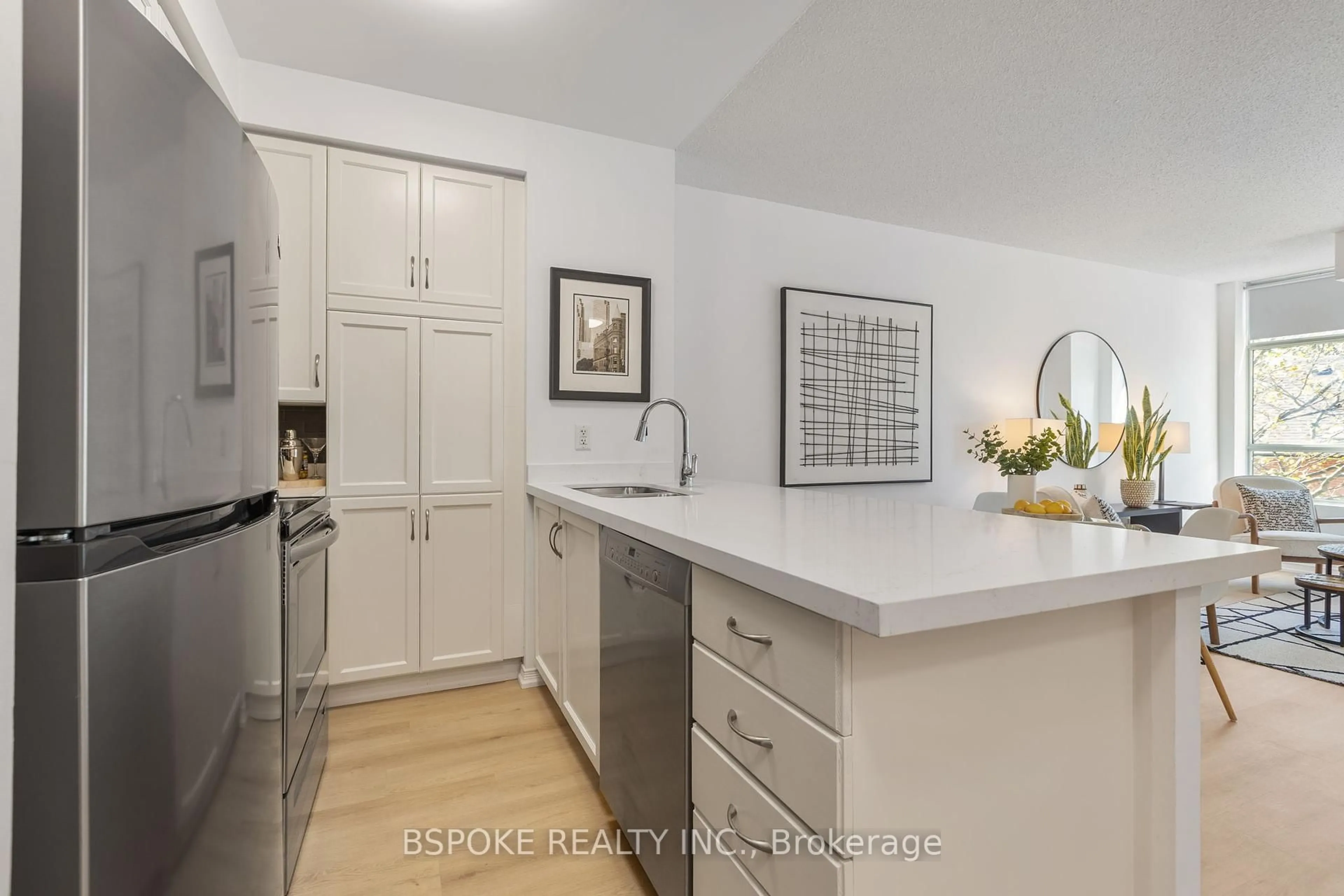Open concept kitchen, unknown for 2495 Dundas St #320, Toronto Ontario M6P 1X4