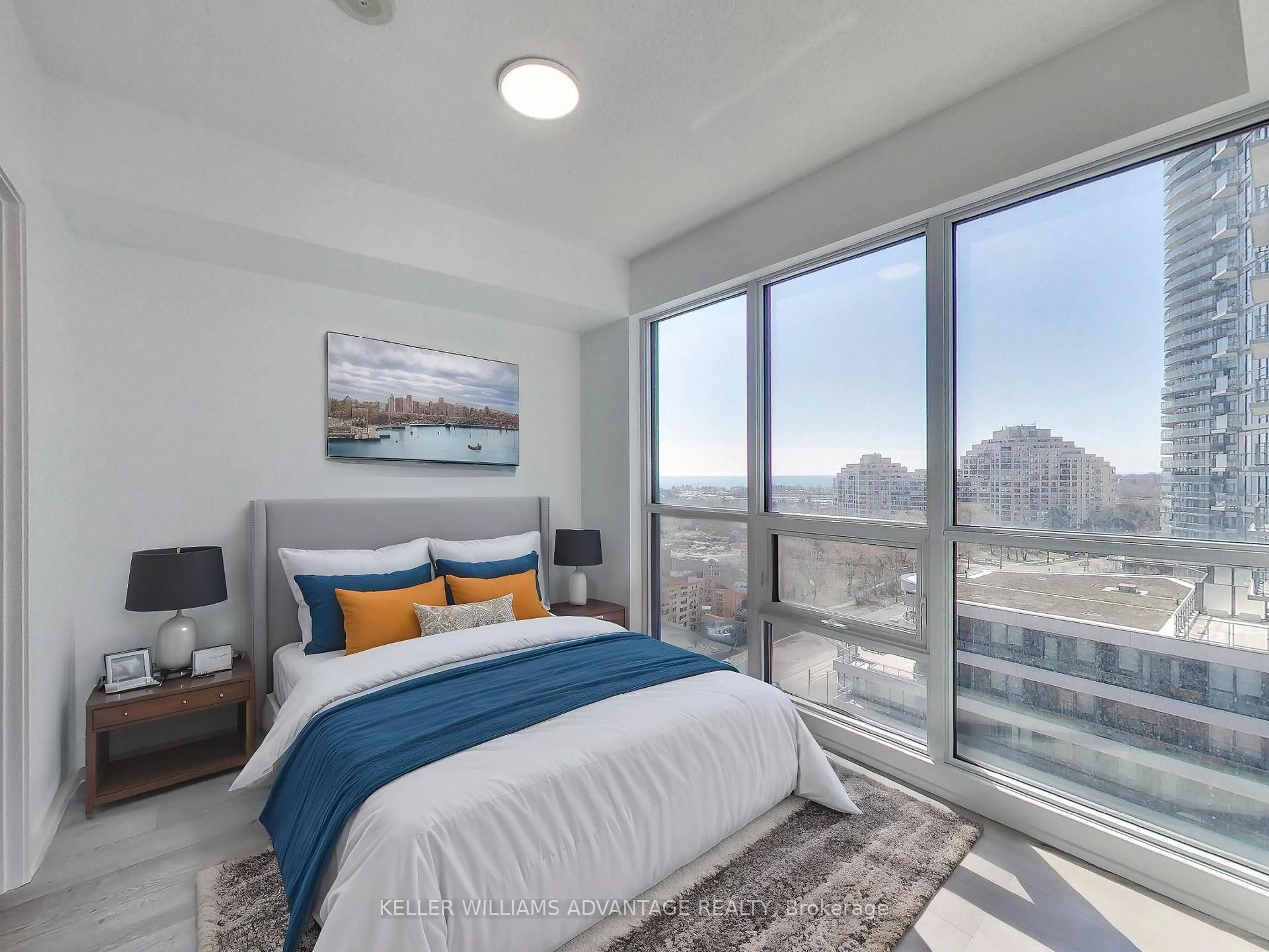Bedroom with bed, unknown for 2200 Lake Shore Blvd #1104, Toronto Ontario M8V 1A4