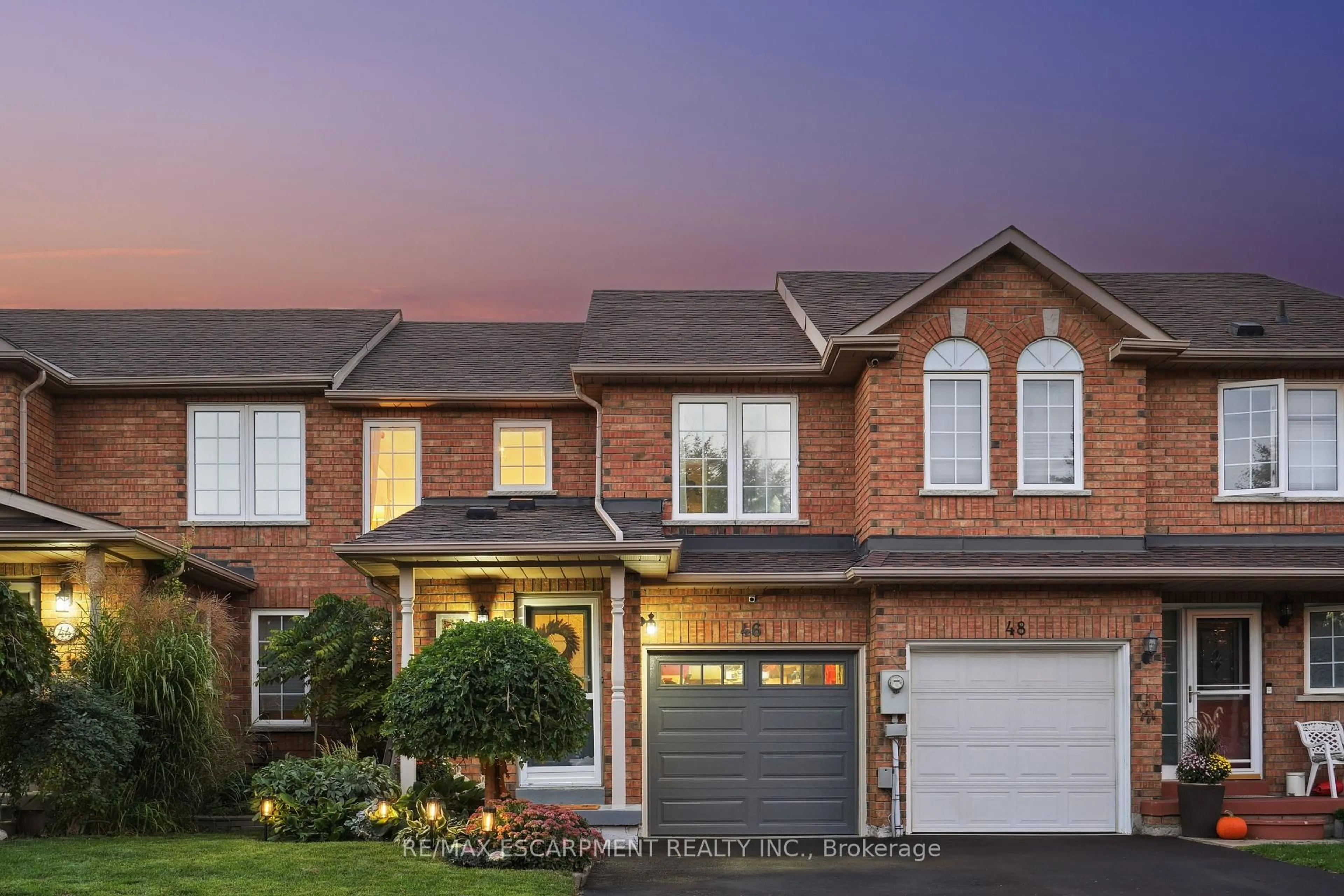 Home with brick exterior material, street for 46 Dawson Cres, Milton Ontario L9T 5H9