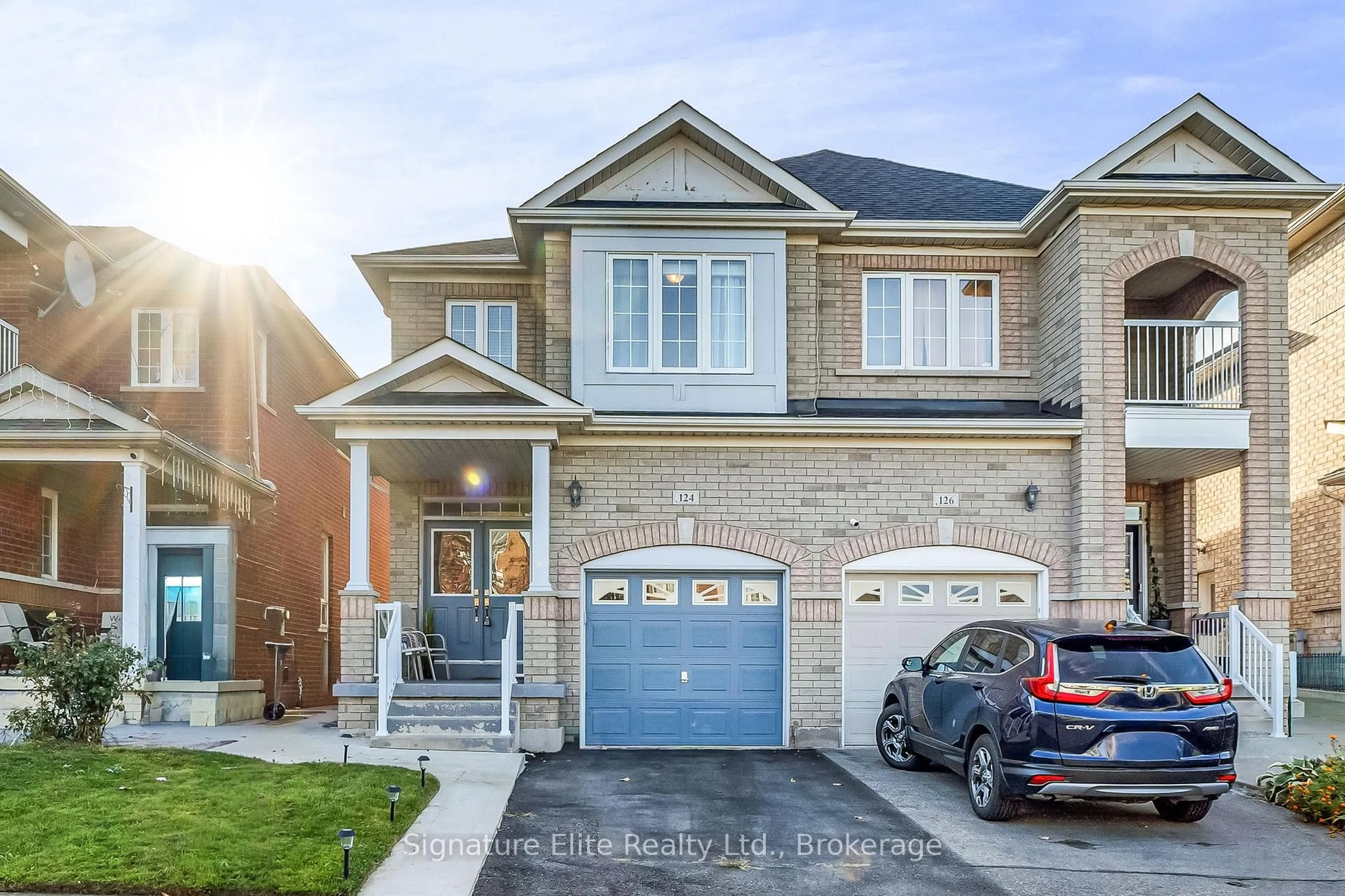 Home with brick exterior material, street for 124 Rocky Point Cres, Brampton Ontario L6V 4S6