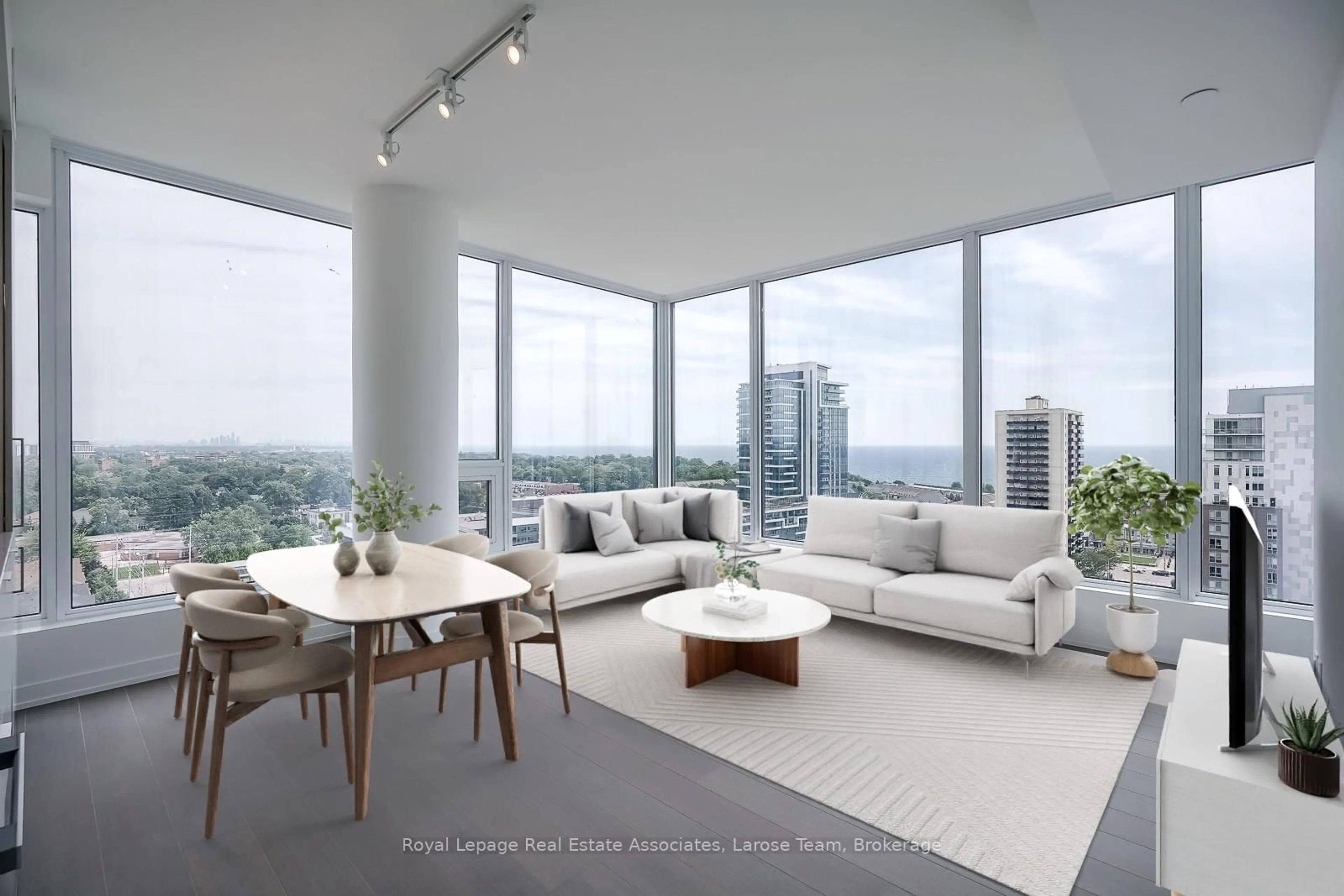 Living room with furniture, unknown for 28 Ann St #1307, Mississauga Ontario L5G 3G1