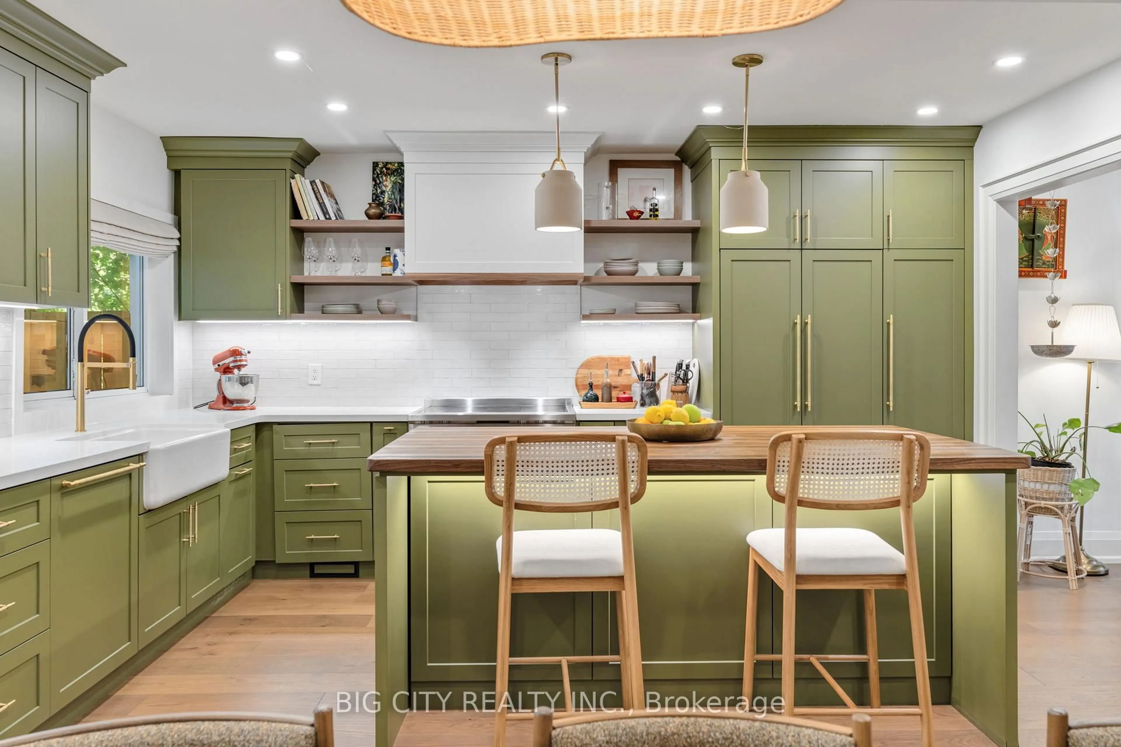 Contemporary kitchen, ceramic/tile floor for 28 Humberview Rd, Toronto Ontario M6S 1W6