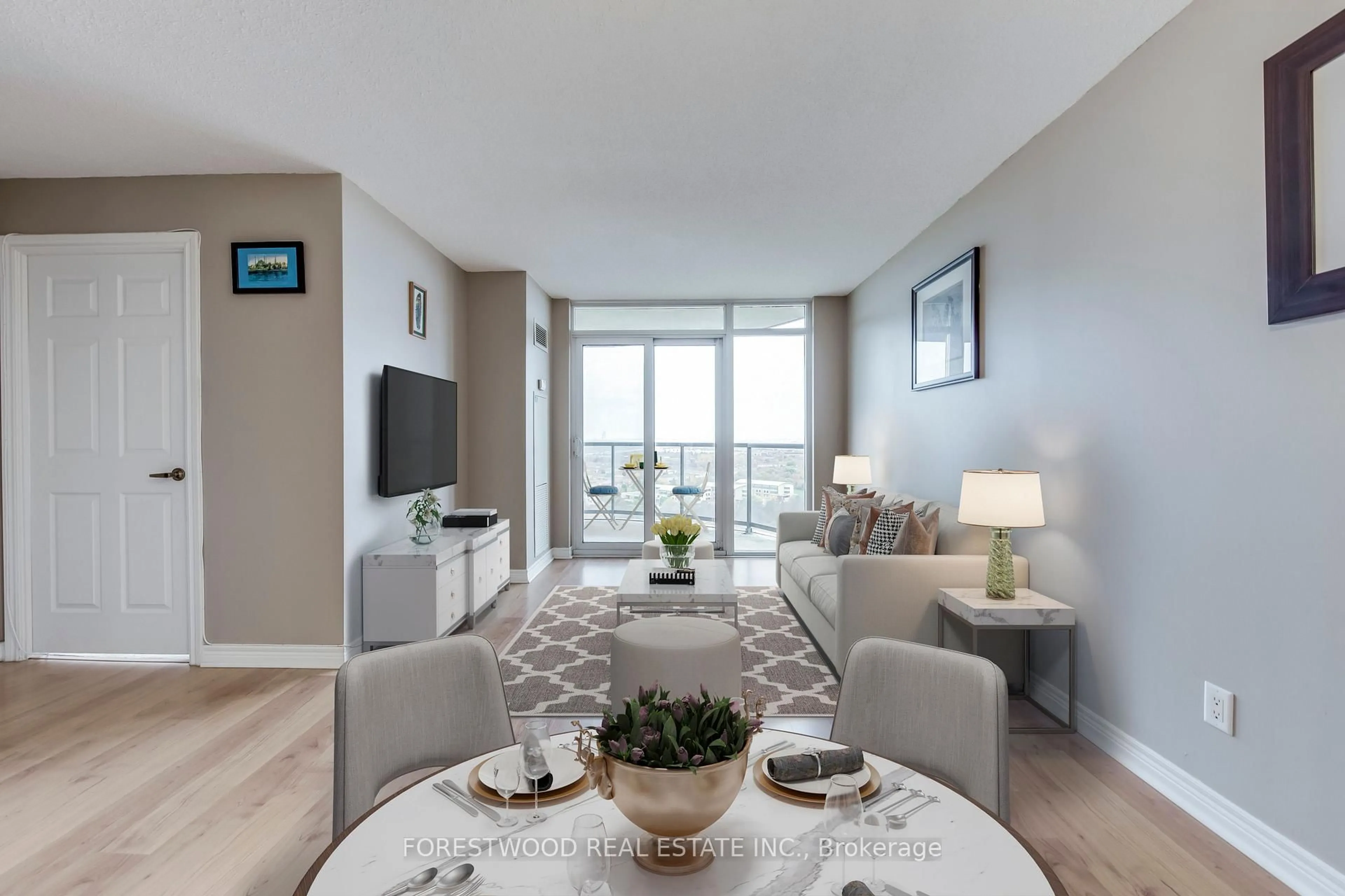 Living room with furniture, unknown for 710 HUMBERWOOD Blvd #2002, Toronto Ontario M3L 3W3