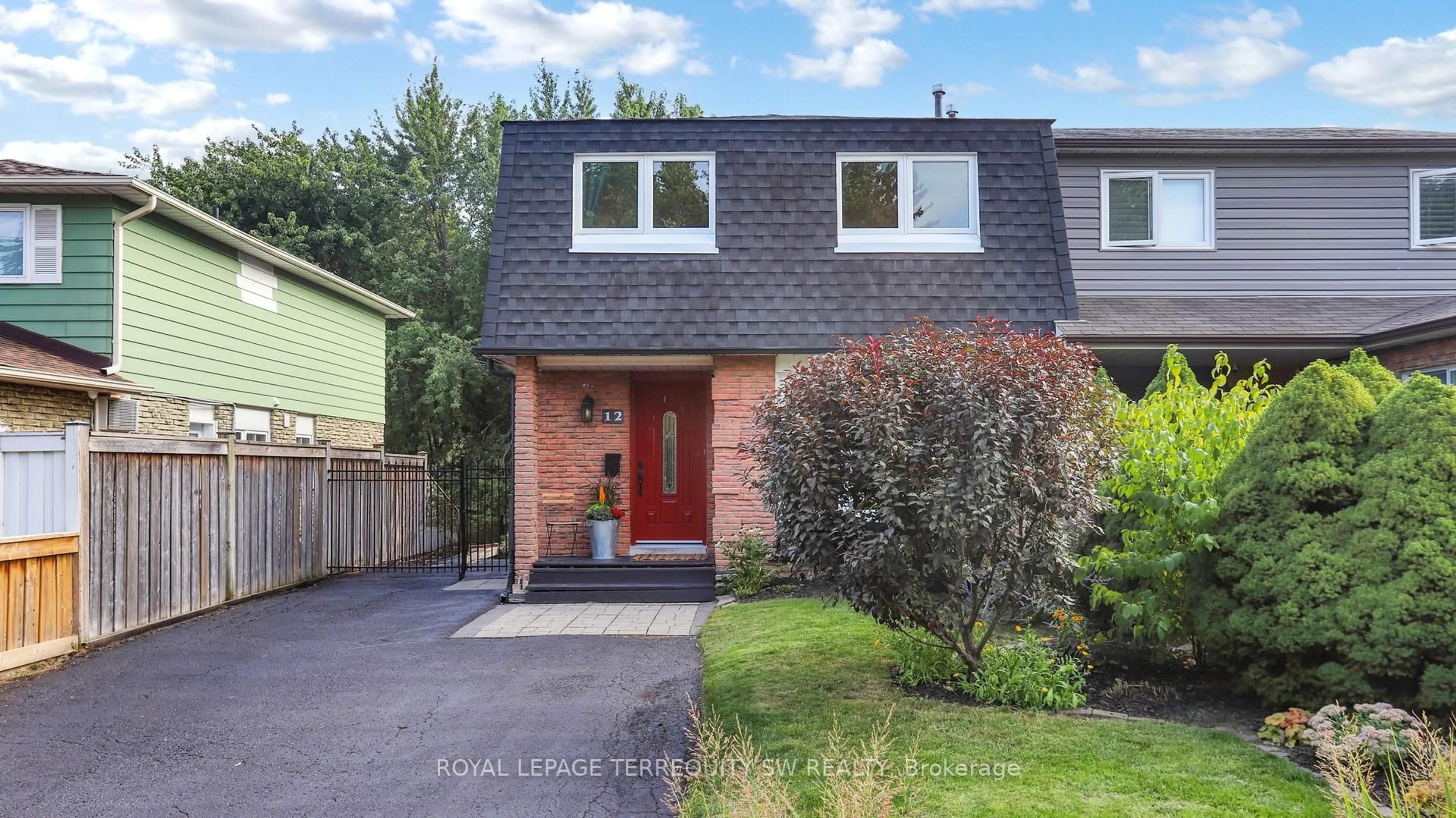 Home with brick exterior material, street for 12 Newby Crt, Brampton Ontario L6V 2R8