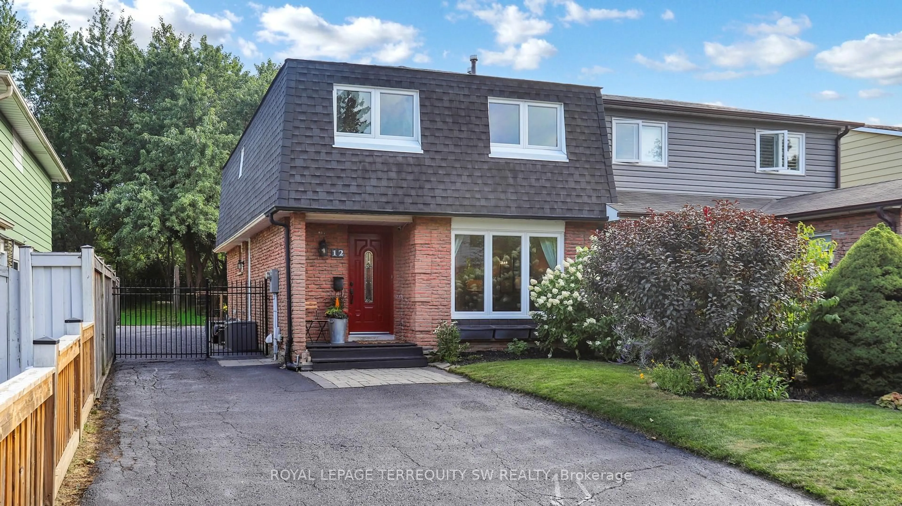 Home with brick exterior material, street for 12 Newby Crt, Brampton Ontario L6V 2R8