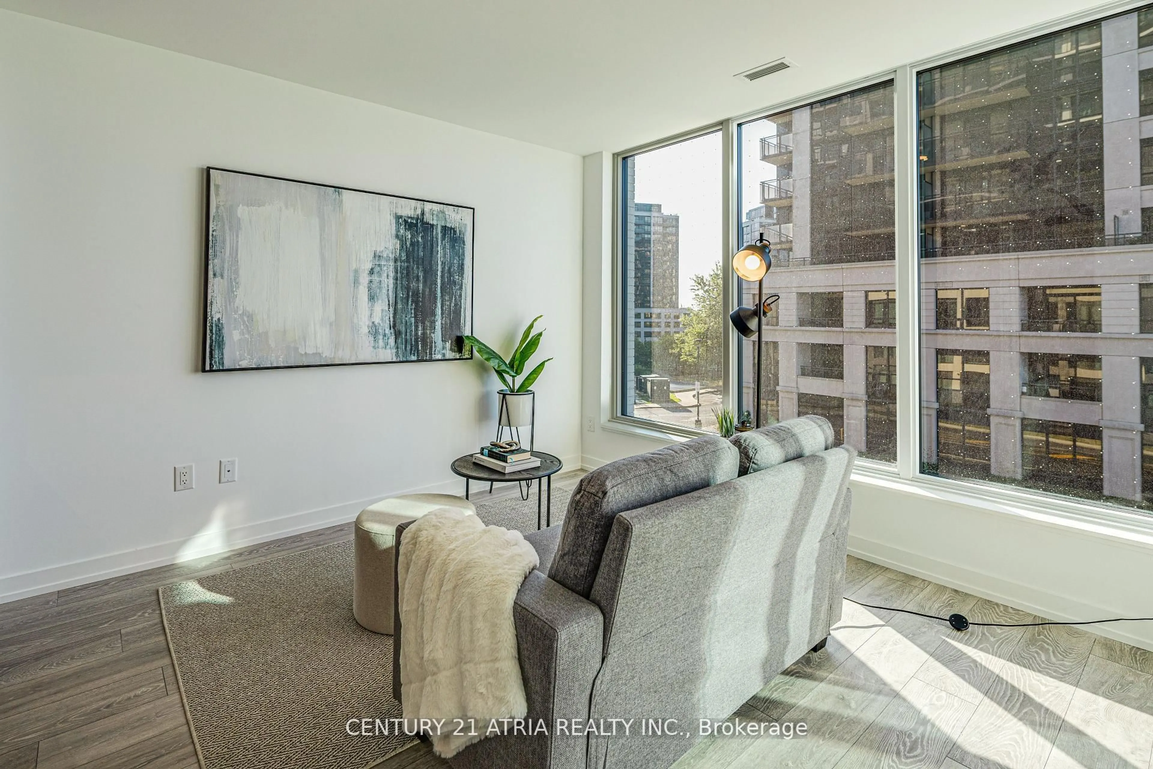 Living room with furniture, unknown for 1100 Sheppard Ave #312, Toronto Ontario M3K 0E4