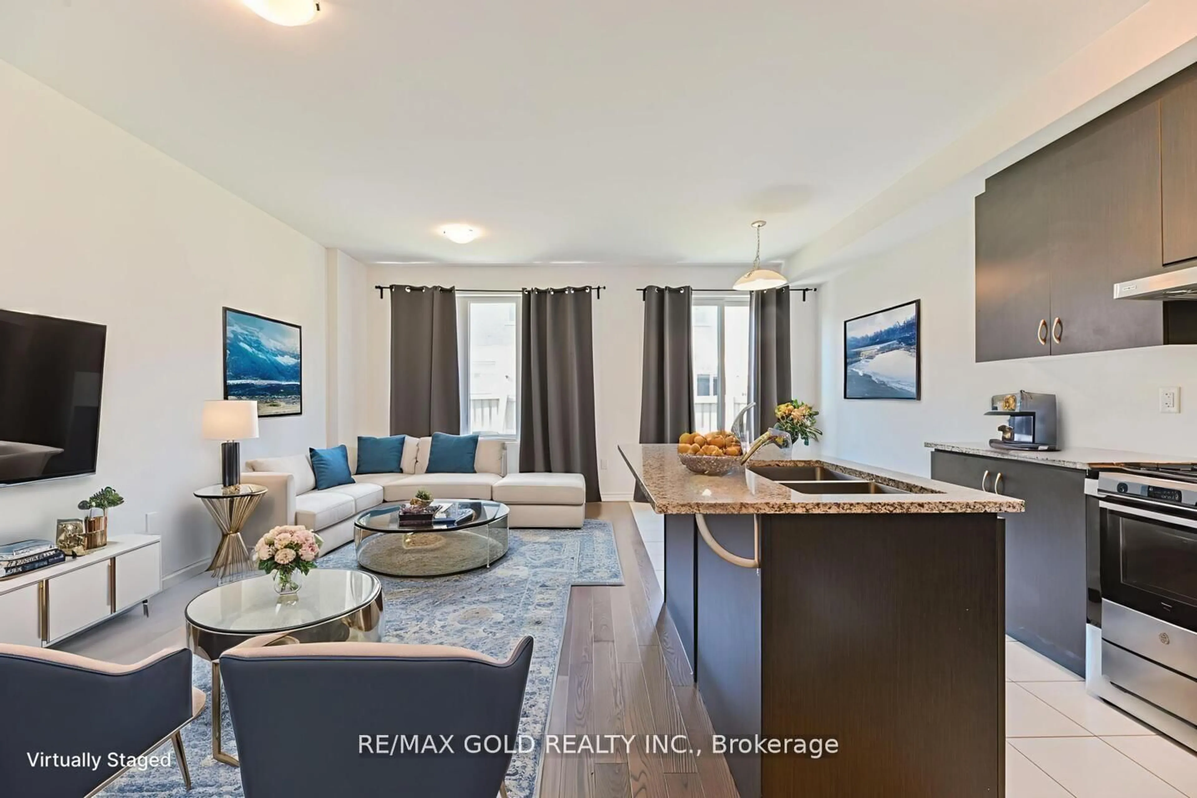 Open concept kitchen, unknown for 84 Keppel Circ, Brampton Ontario L7A 5K9