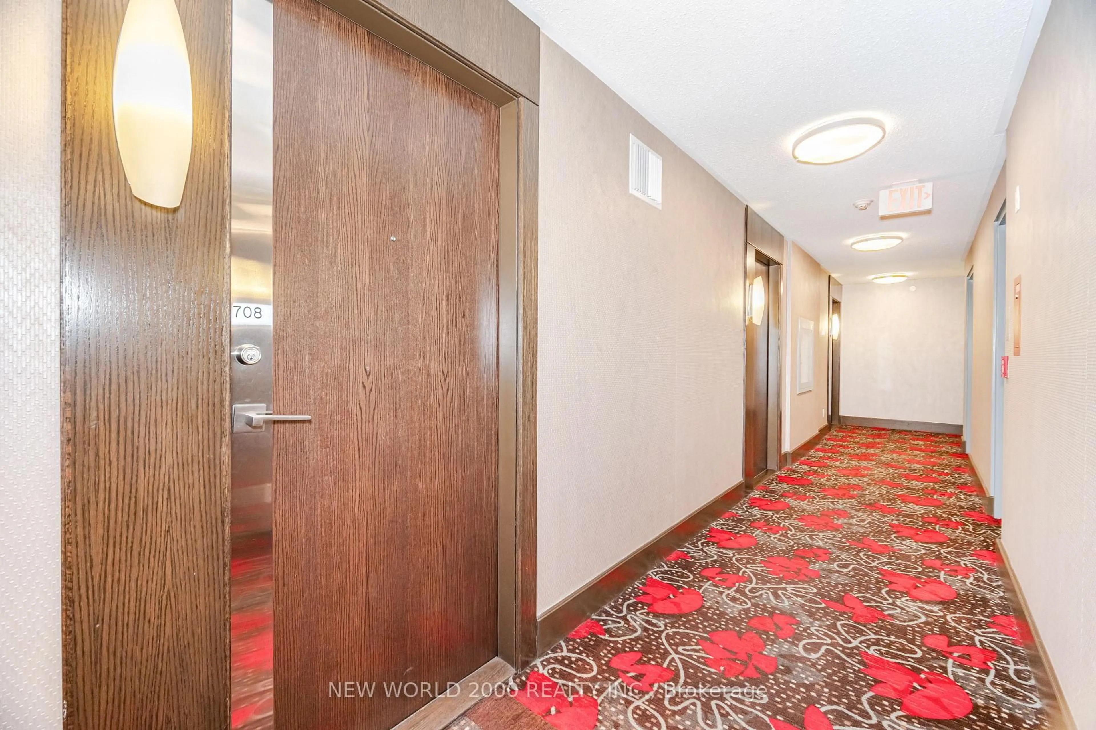 Indoor foyer for 6 Eva Rd #708, Toronto Ontario M9C 0B1
