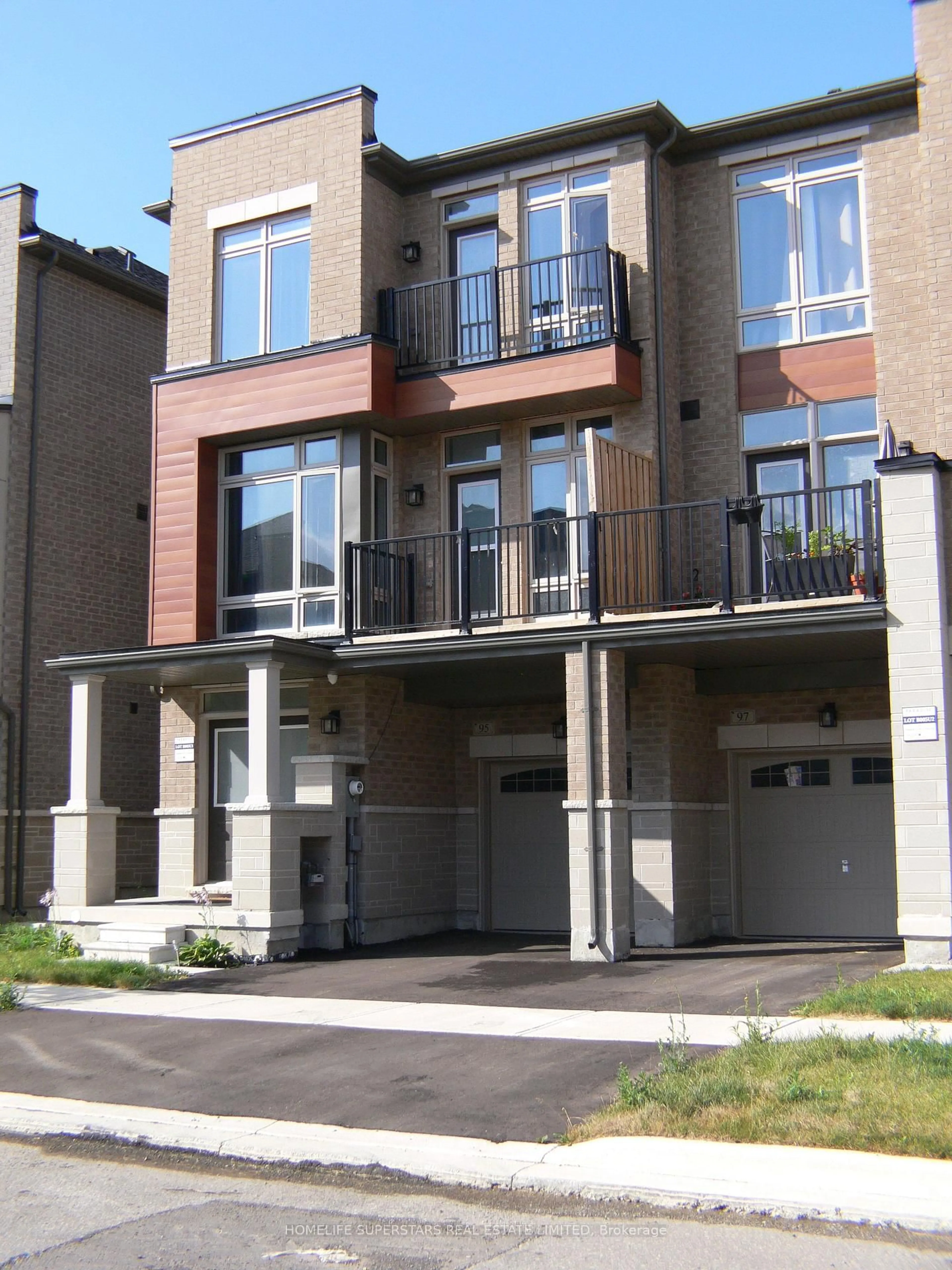 Home with brick exterior material, street for 95 Donald Ficht Cres, Brampton Ontario L7A 5H7