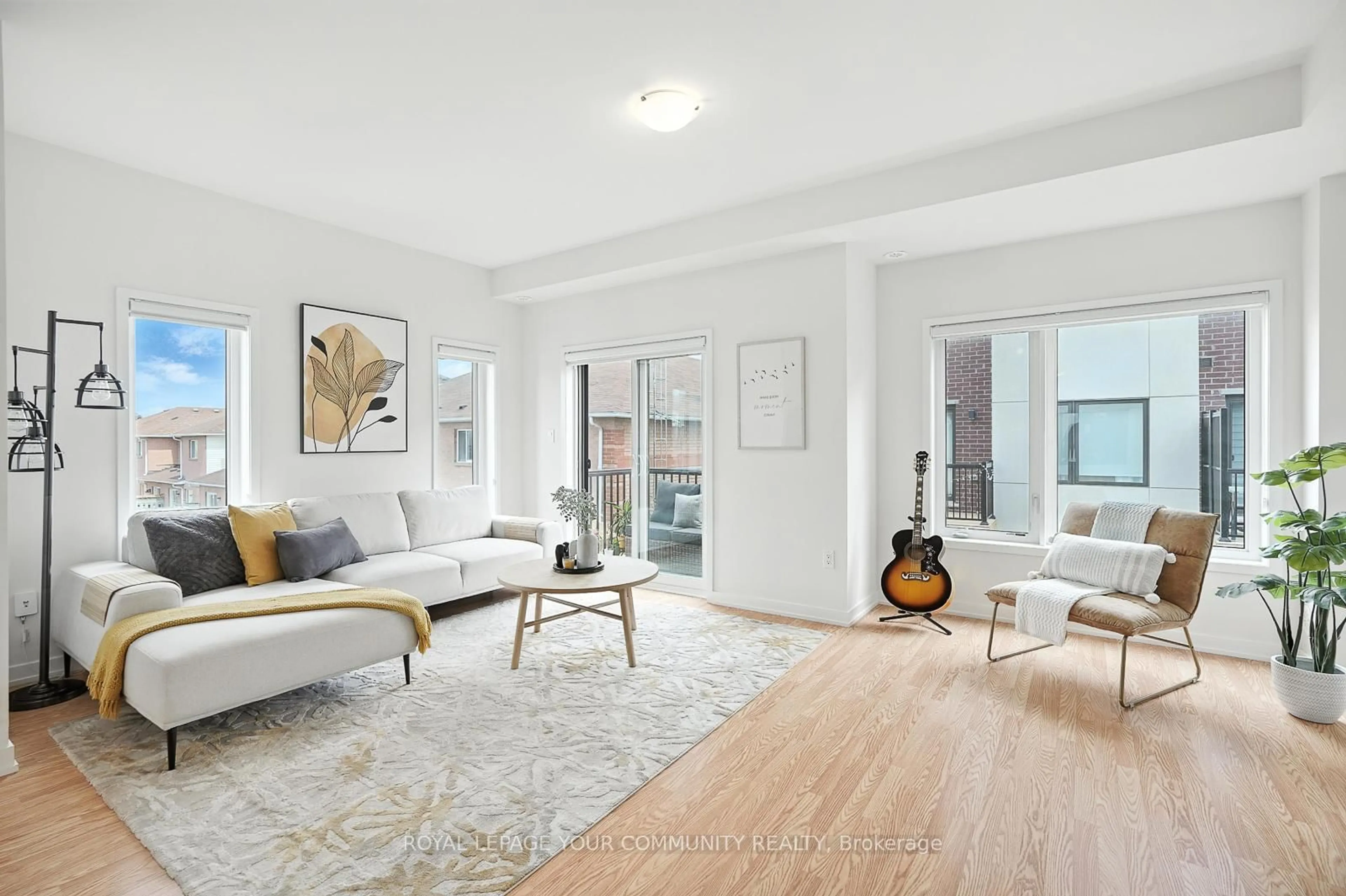 Living room with furniture, unknown for 19 Heathrow Lane, Caledon Ontario L7E 2E1