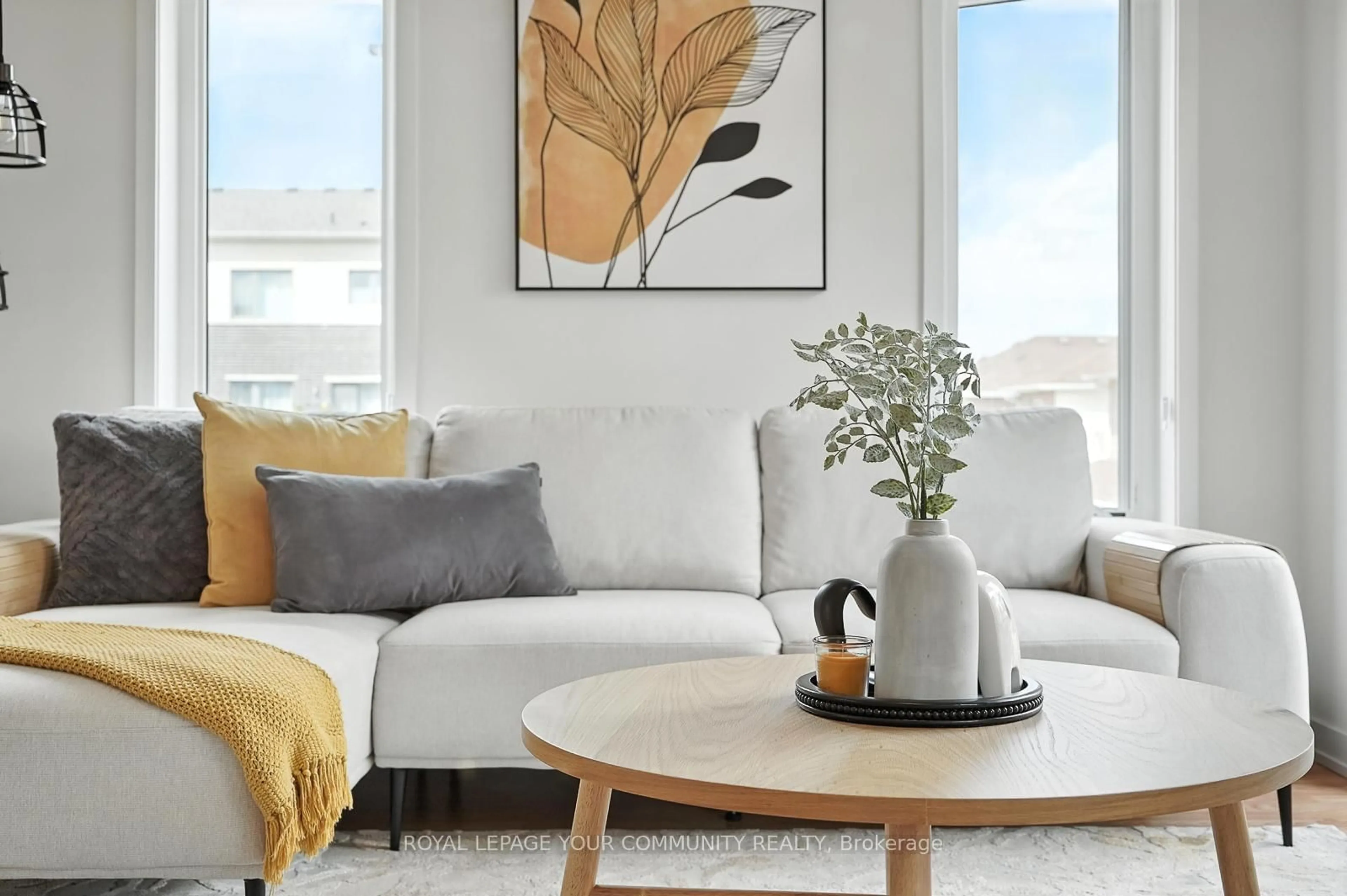 Living room with furniture, unknown for 19 Heathrow Lane, Caledon Ontario L7E 2E1