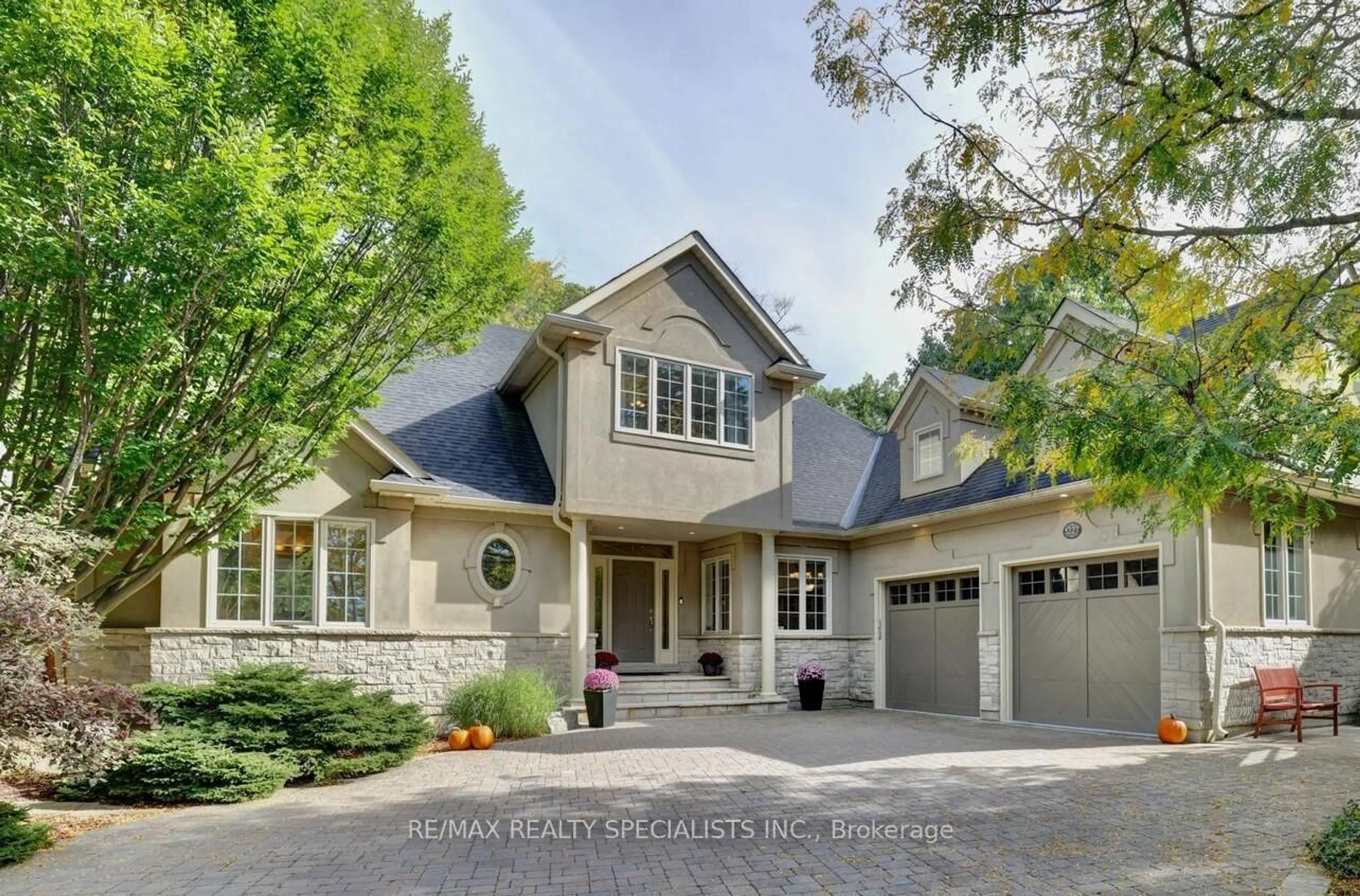 Home with brick exterior material, street for 1227 Riverbank Way, Oakville Ontario L6H 6X4