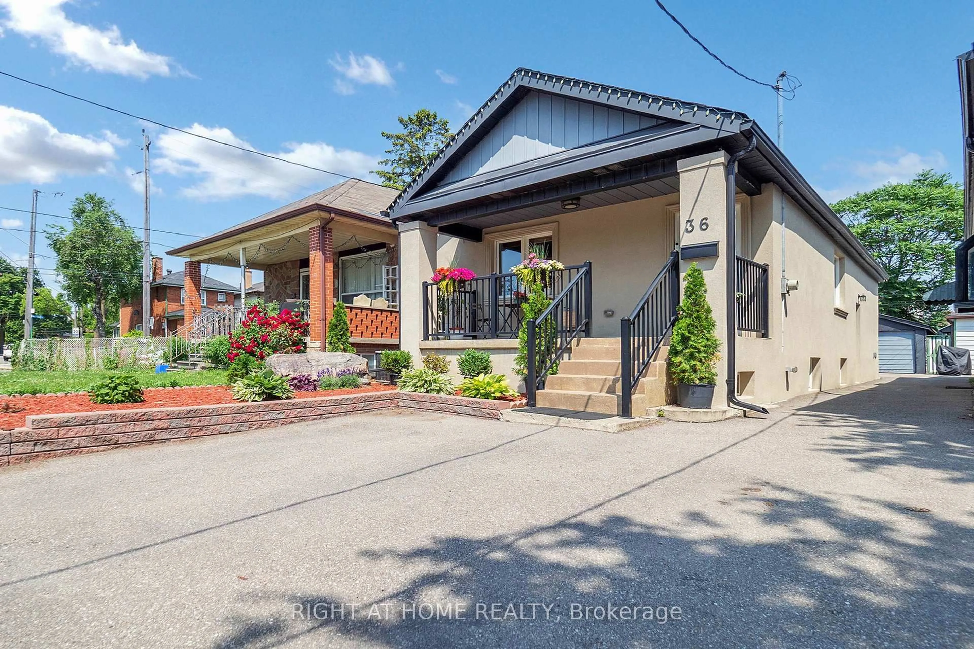 Home with brick exterior material, street for 36 Juliet Cres, Toronto Ontario M6M 1N4