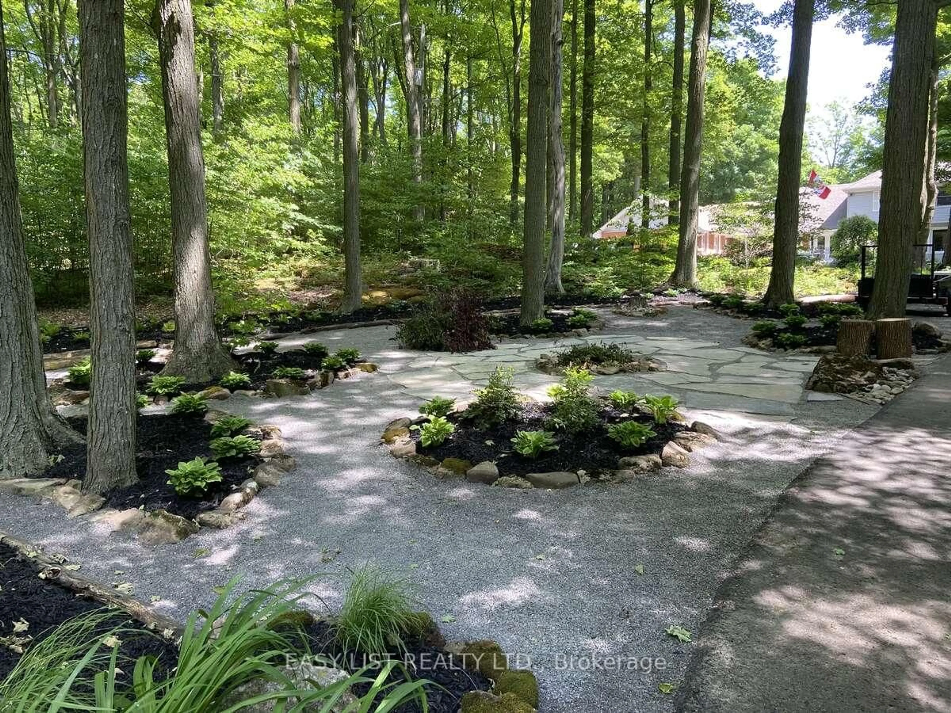 Patio, forest/trees view for 7507 Bell School Line, Milton Ontario L9T 2Y1