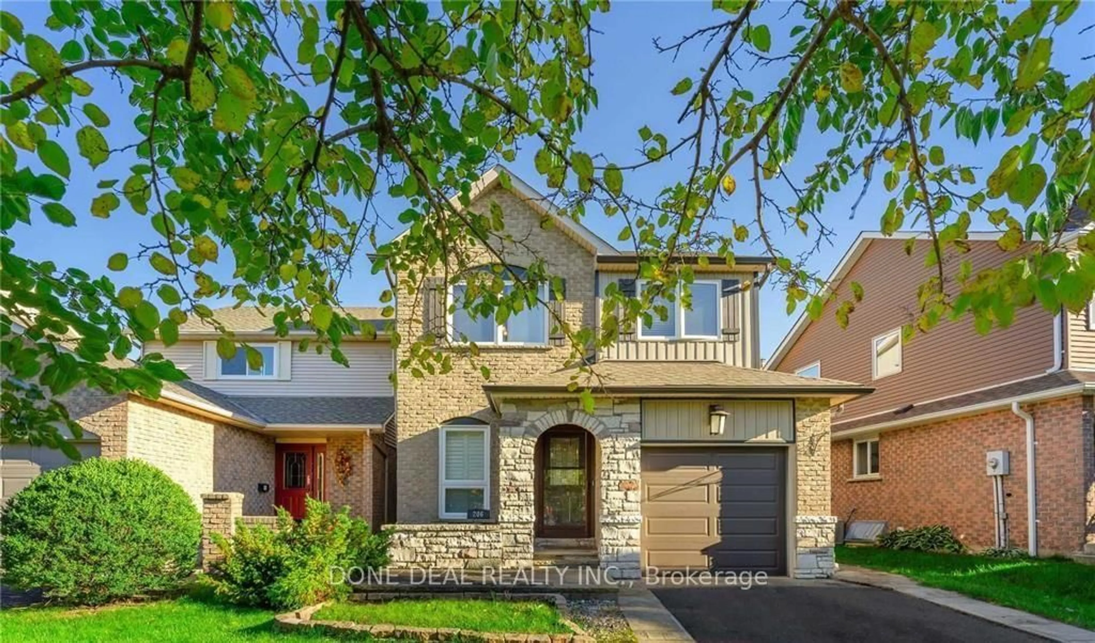 Home with brick exterior material, street for 206 Harvest Dr, Milton Ontario L9T 4T3