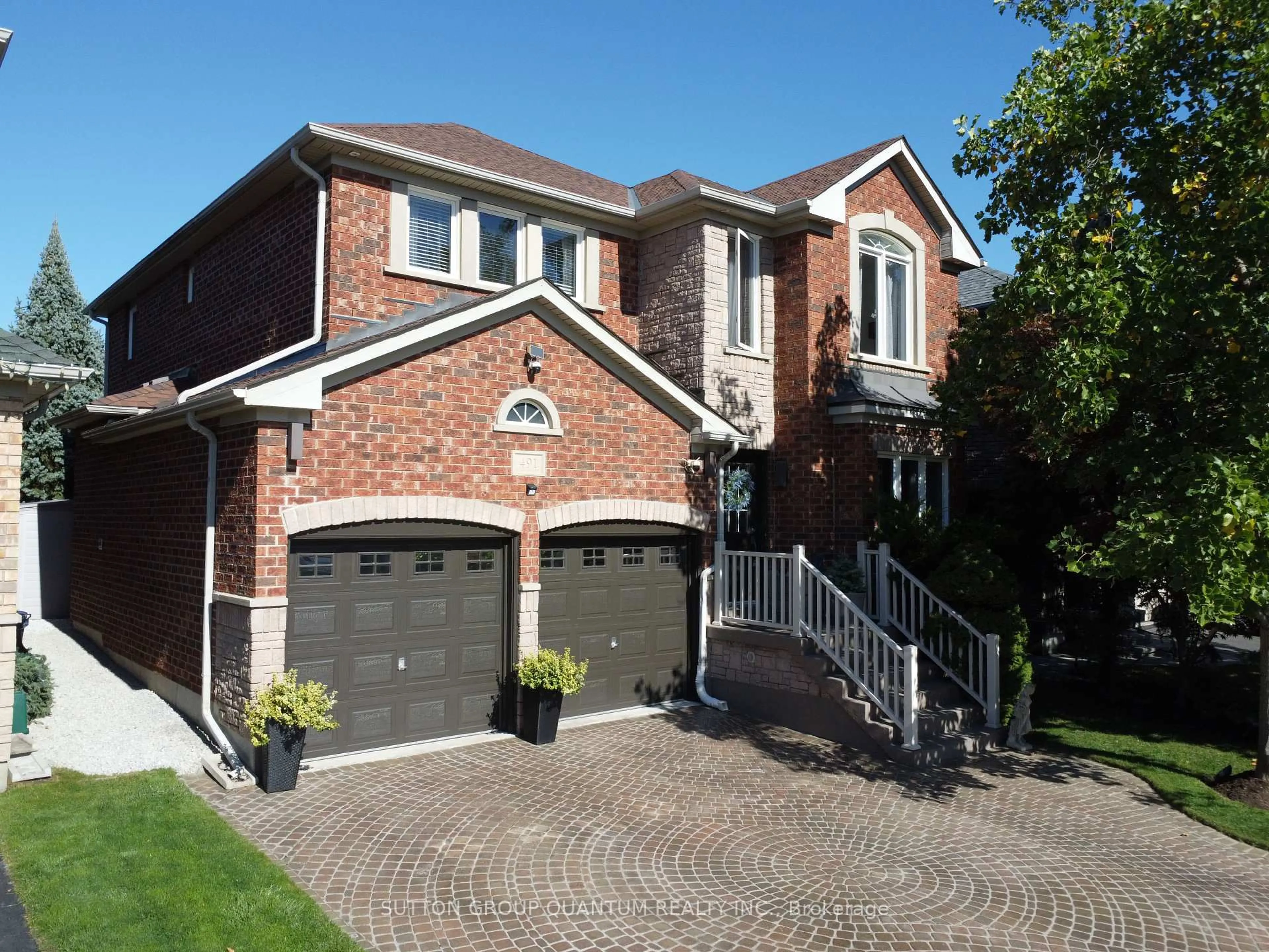 Home with brick exterior material, street for 491 Pettit Tr, Milton Ontario L9T 6N9