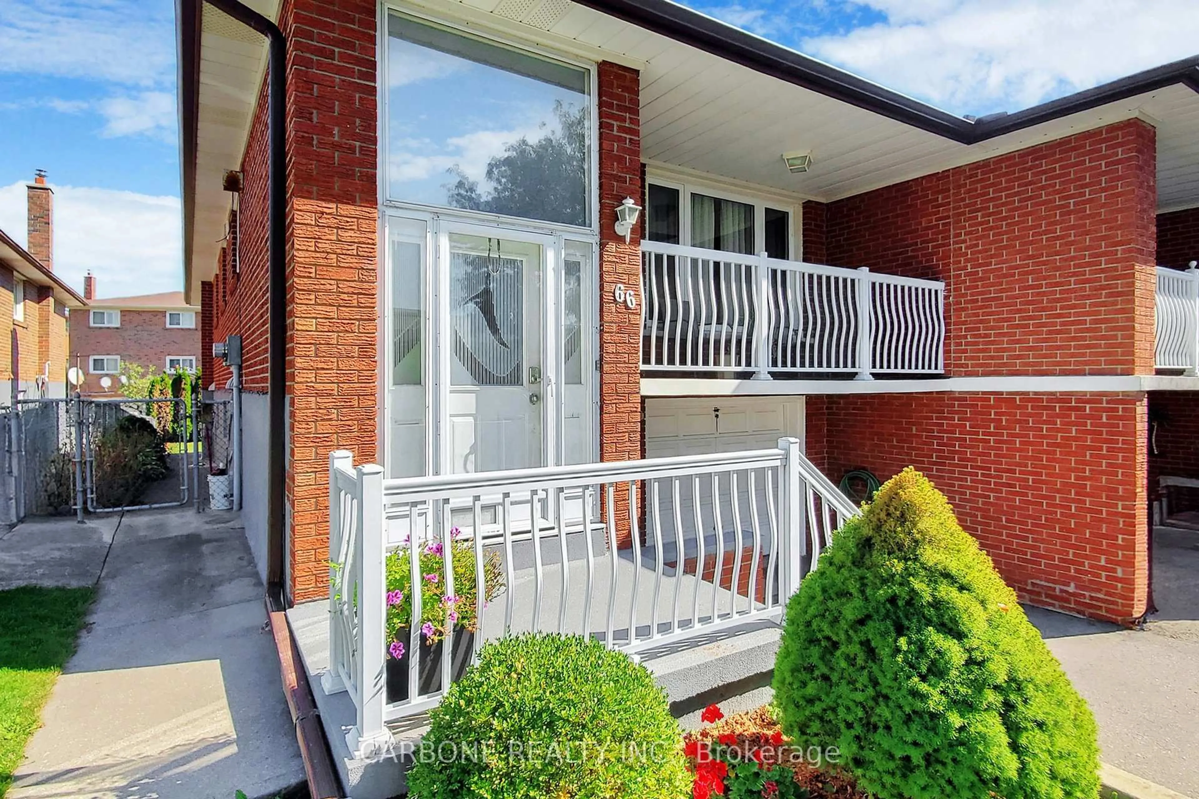 Home with brick exterior material, street for 66 Cabana Dr, Toronto Ontario M9L 1K9