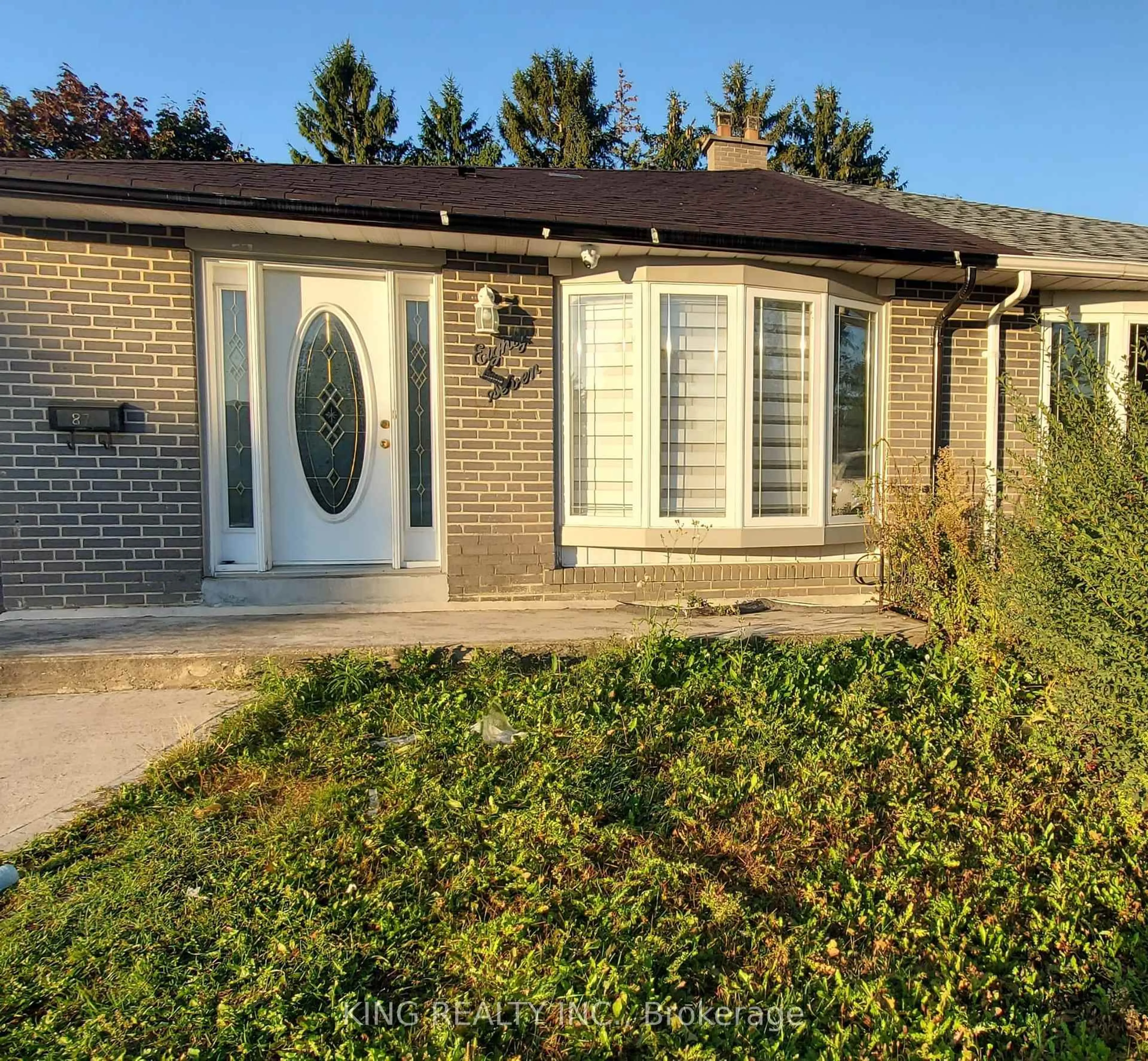 Home with brick exterior material, street for 87 Aloma Cres, Brampton Ontario L6T 2N8