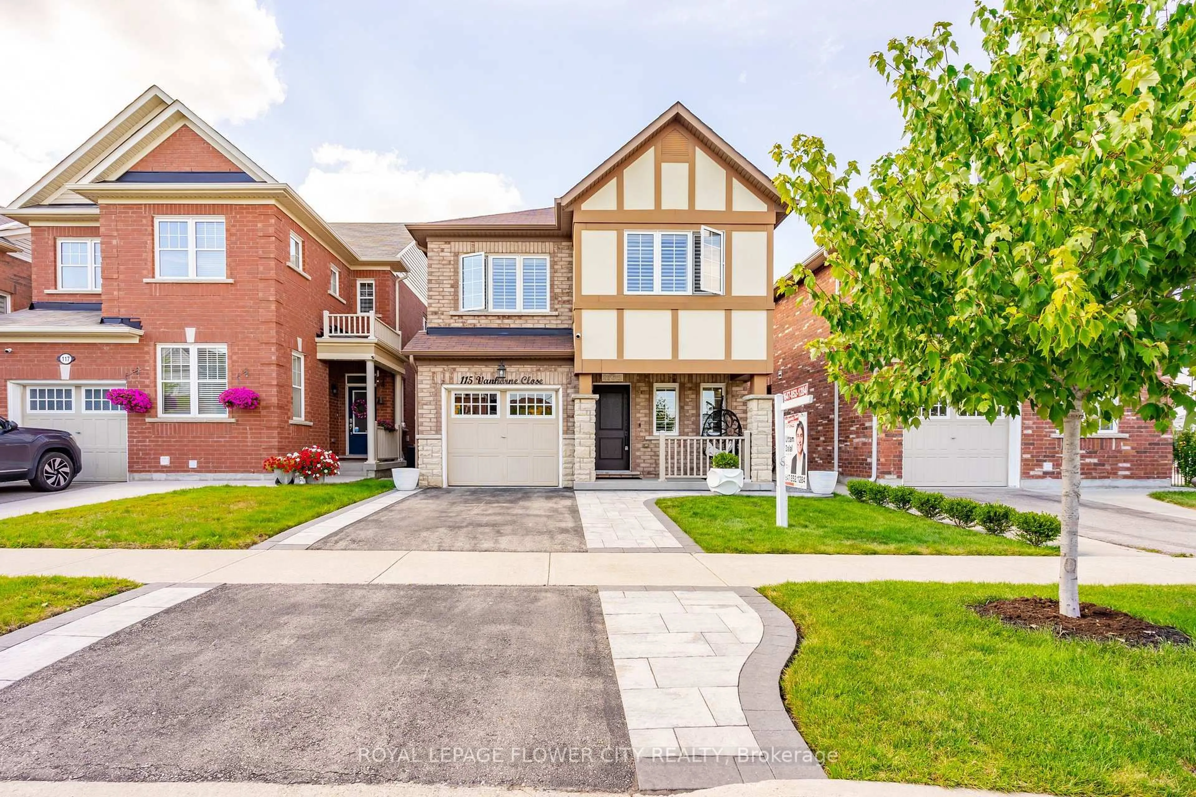 Home with brick exterior material, street for 115 Vanhorne Clse, Brampton Ontario L7A 4E9