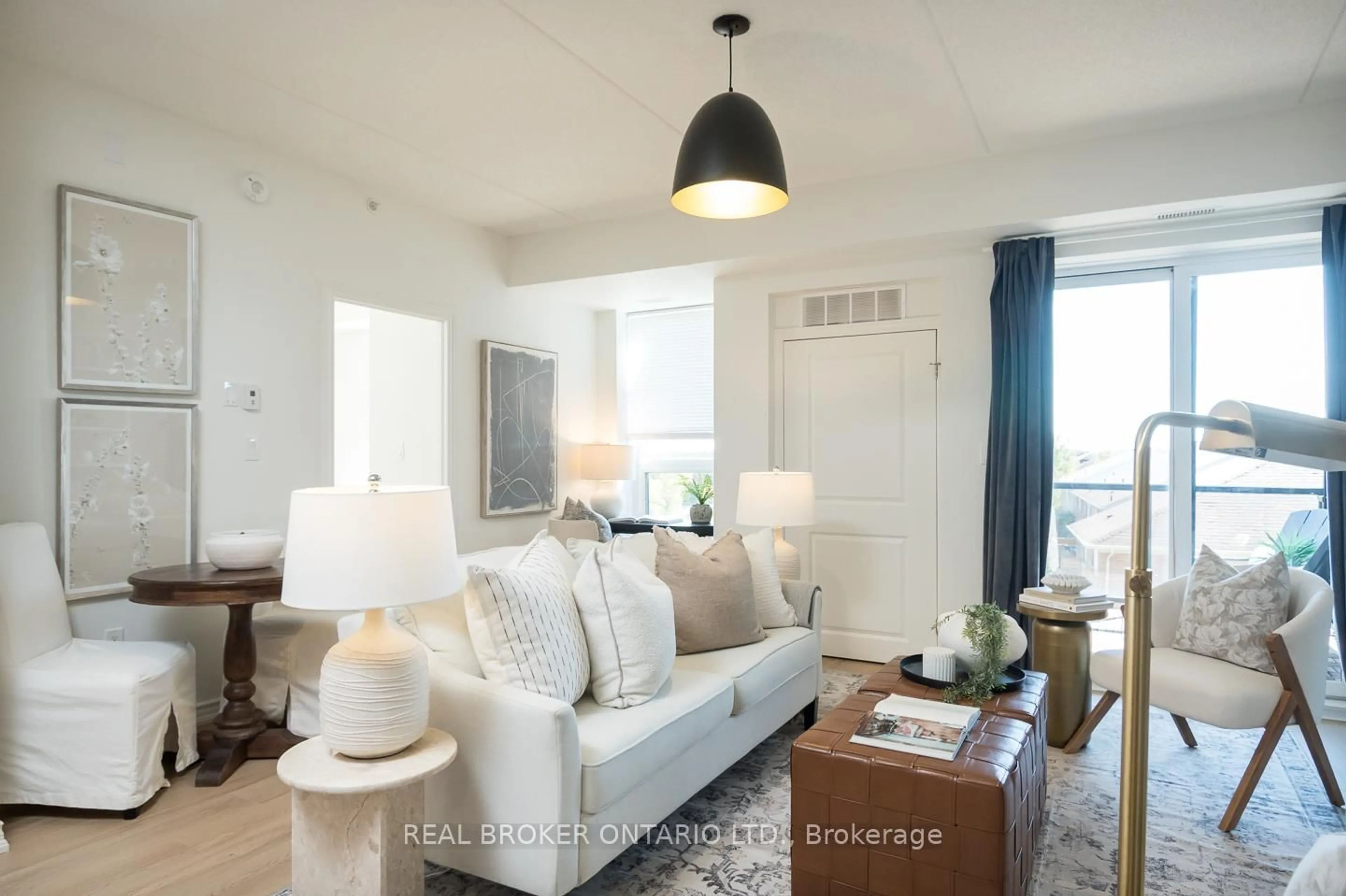 Living room with furniture, unknown for 650 Sauve St #302, Milton Ontario L9T 9A8