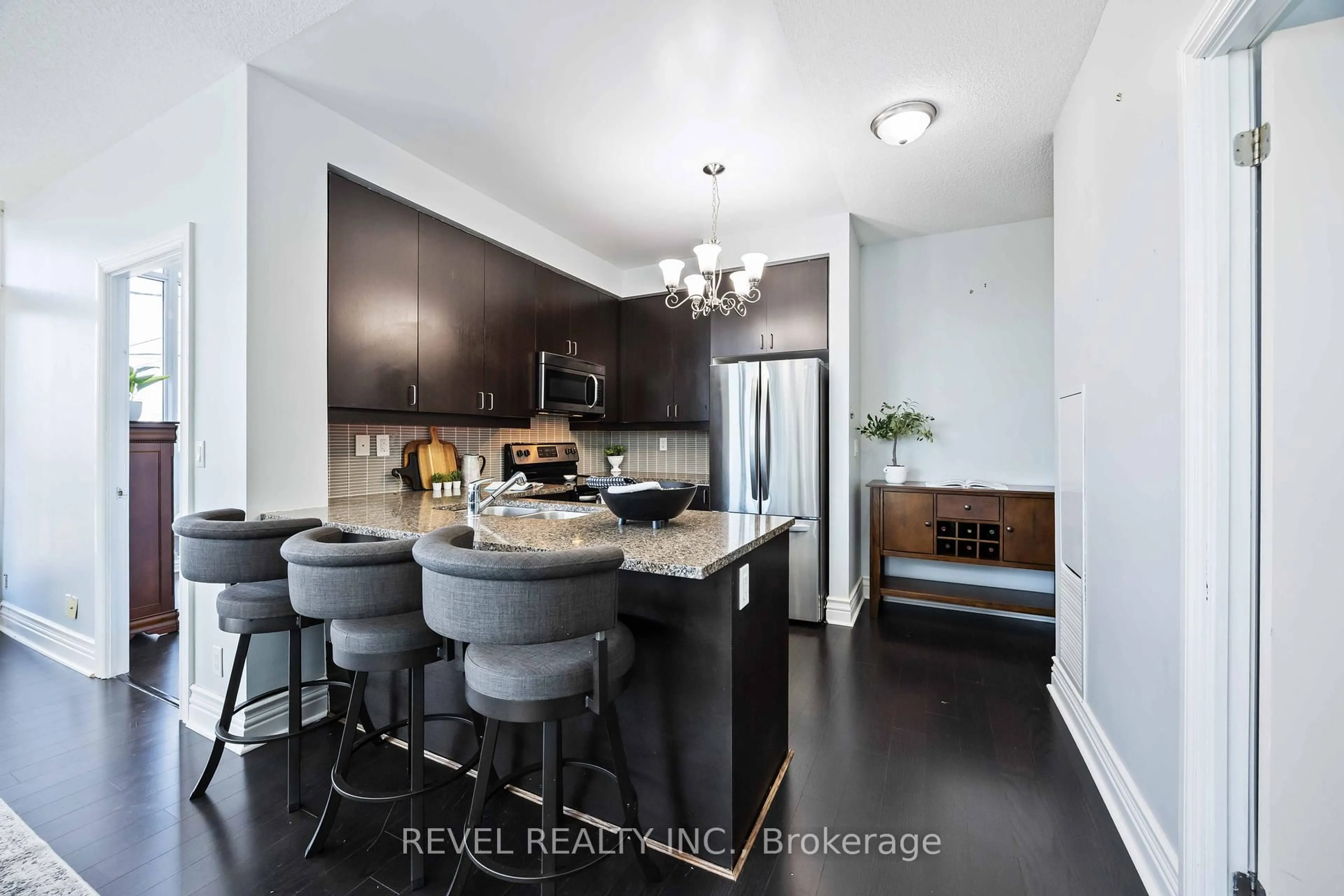 Open concept kitchen, unknown for 1185 The Queensway #209, Toronto Ontario M8Z 0C6
