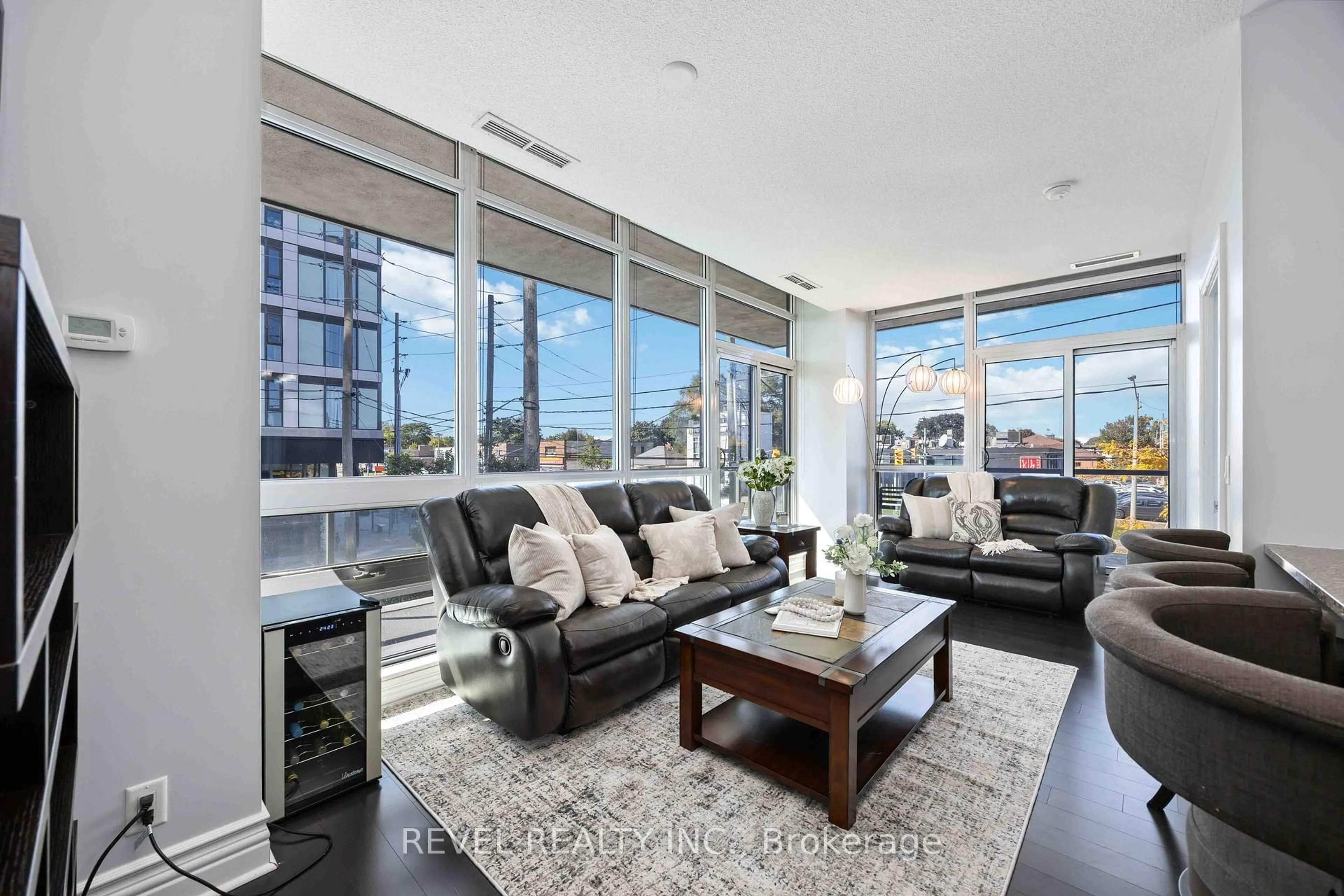 Living room with furniture, unknown for 1185 The Queensway #209, Toronto Ontario M8Z 0C6