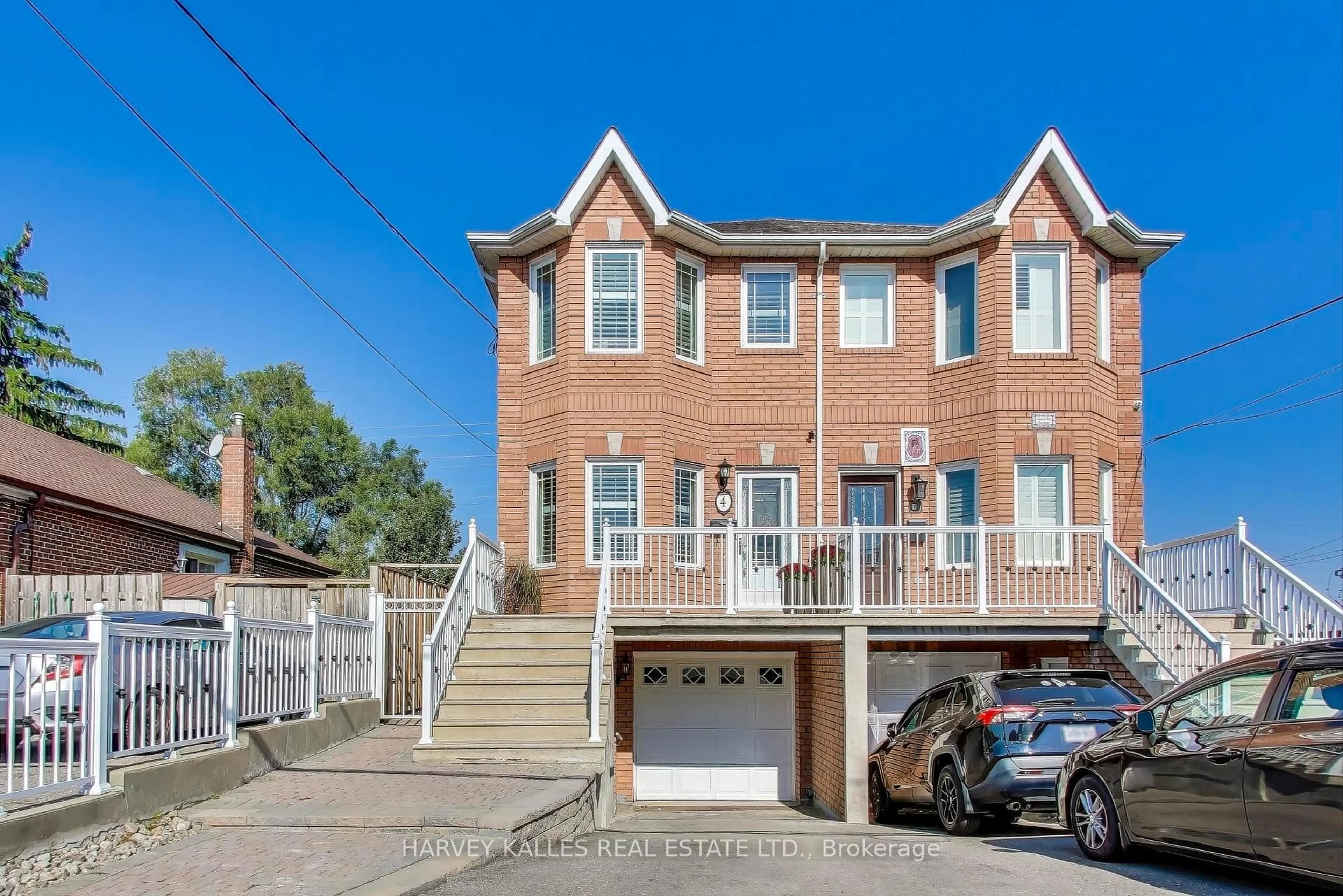 Home with brick exterior material, street for 4 Corbett Ave, Toronto Ontario M6N 1V1