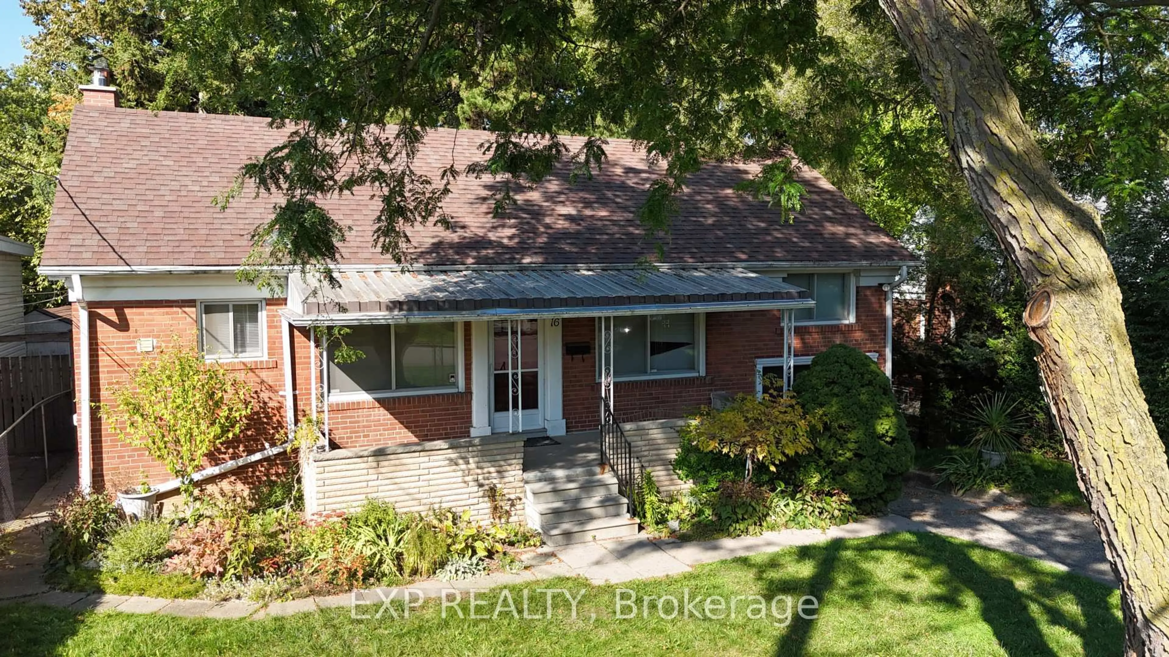 Home with brick exterior material, street for 16 King Georges Dr, Toronto Ontario M6M 2G9