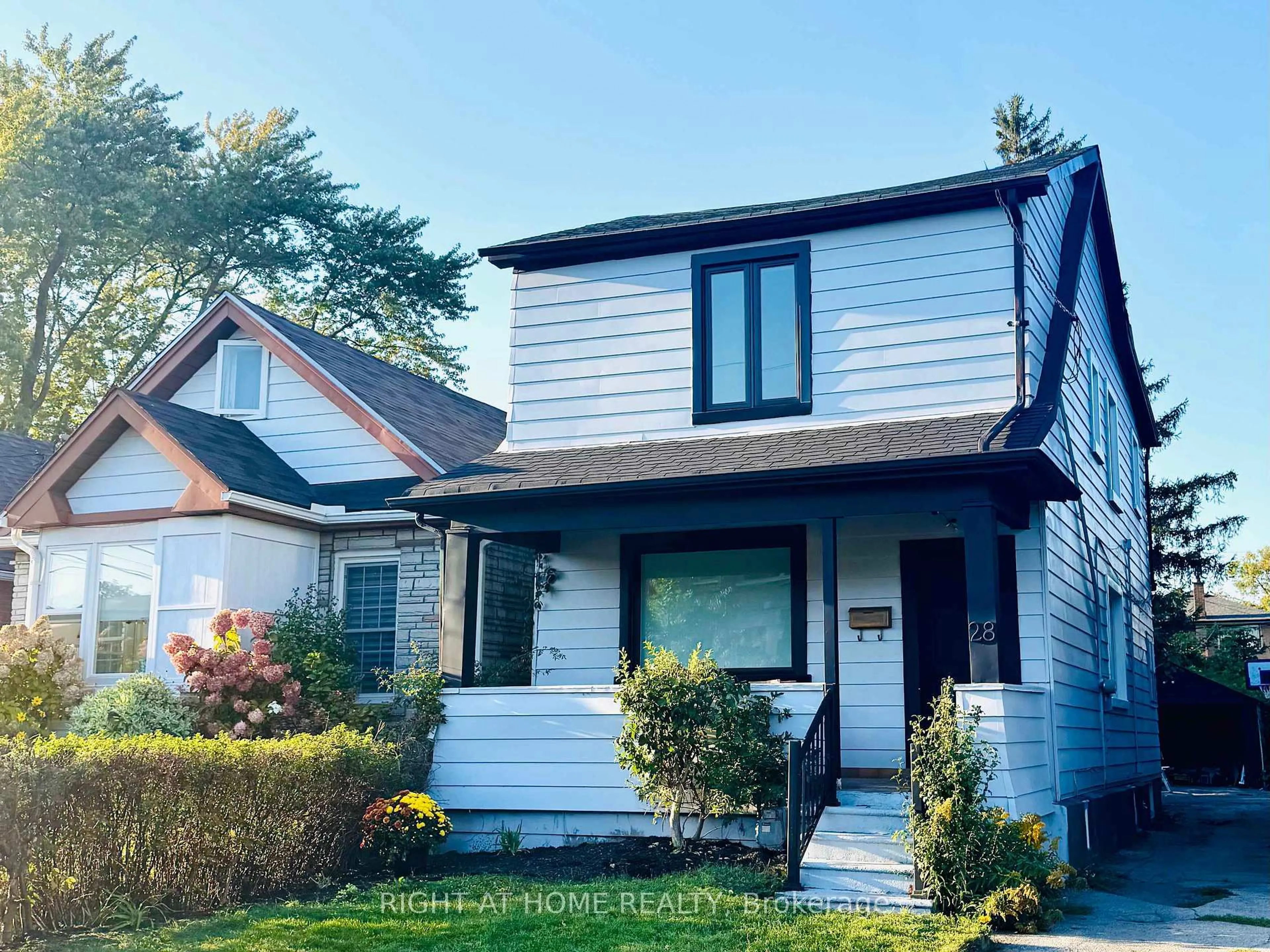 Home with vinyl exterior material, street for 28 Pendeen Ave, Toronto Ontario M6N 2P3