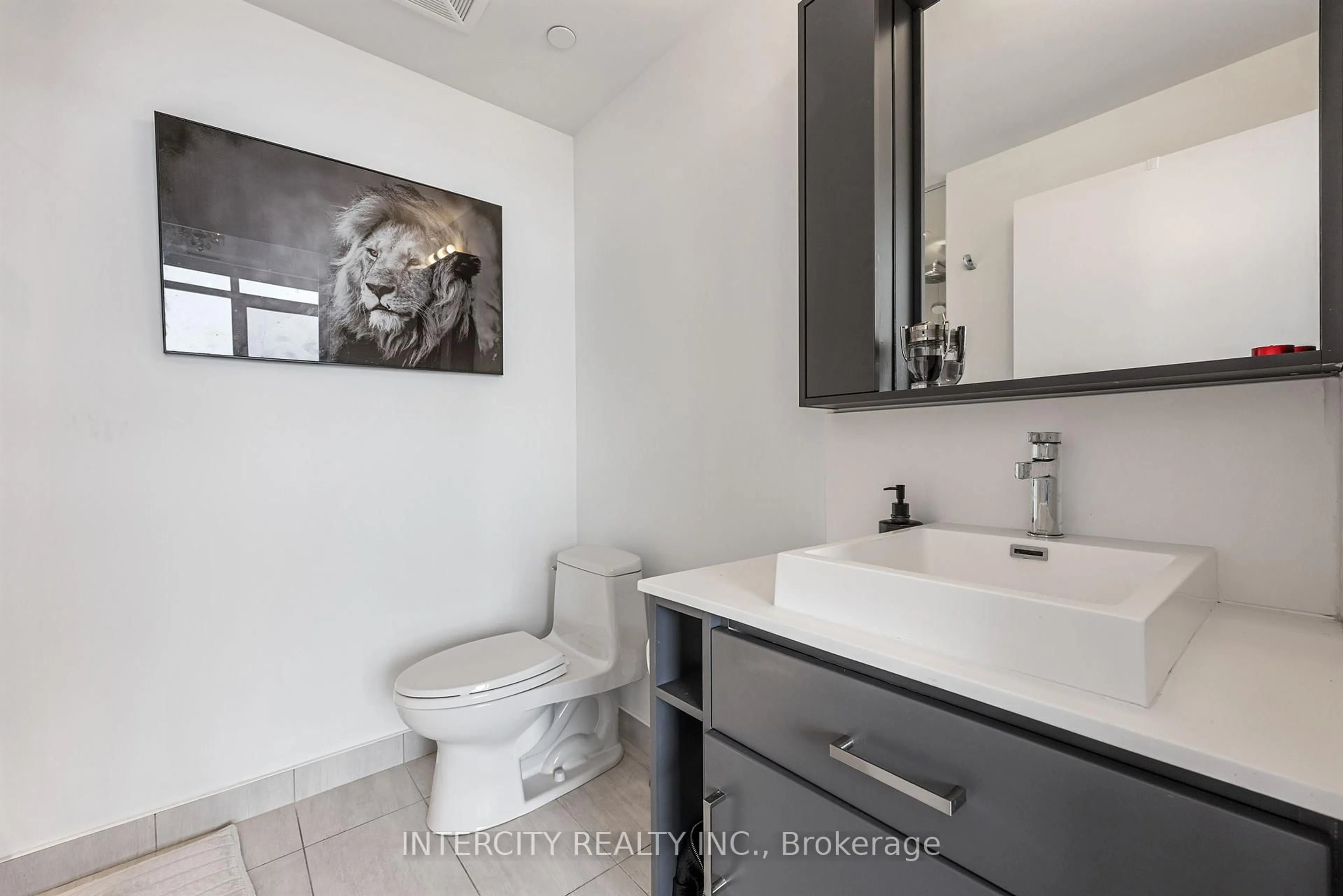 Contemporary bathroom, ceramic/tile floor for 251 Manitoba St #2605, Toronto Ontario M8Y 0C7