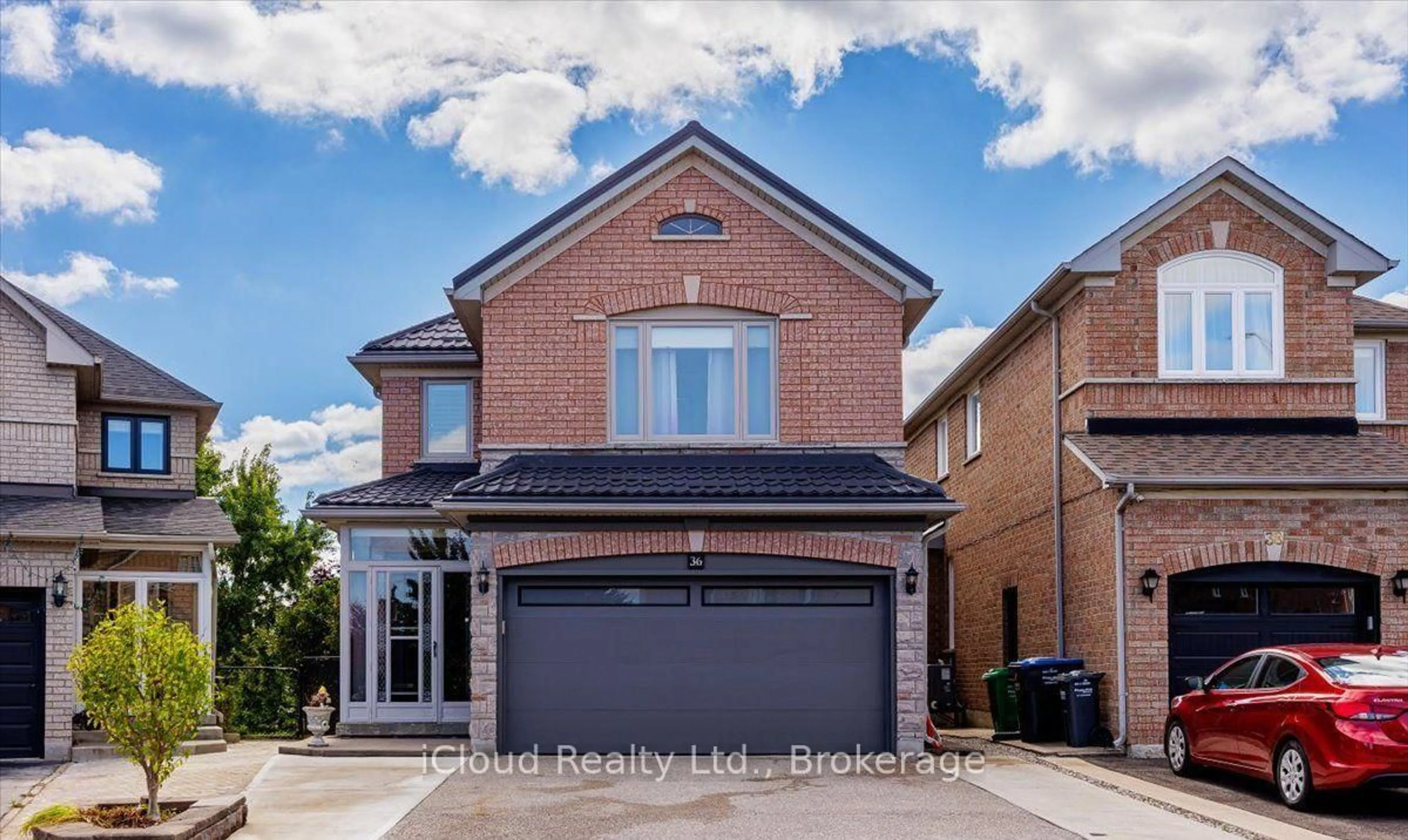 Home with brick exterior material, street for 36 Pacific Wind Cres, Brampton Ontario L6R 2B1