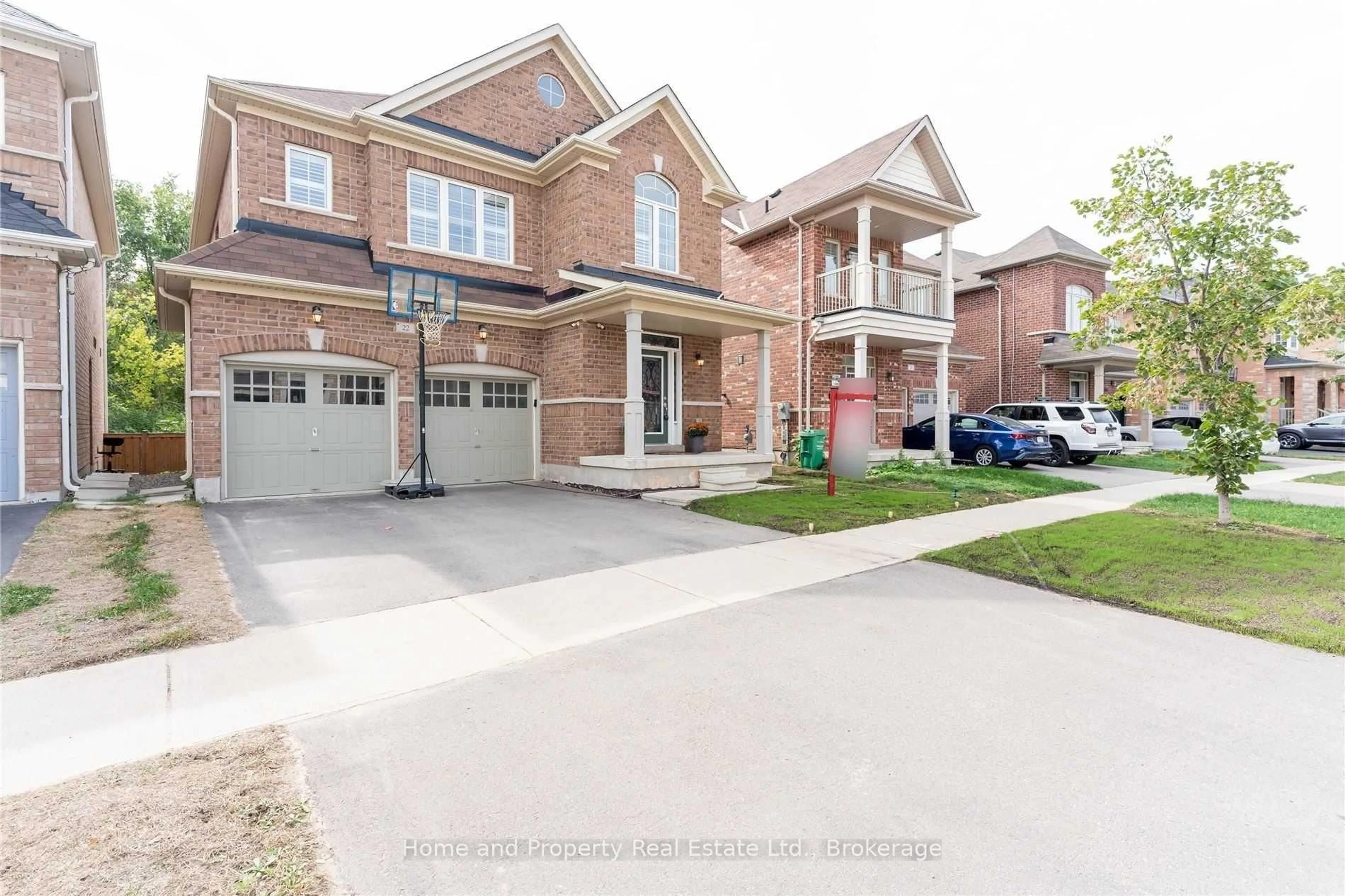 Home with brick exterior material, street for 22 Allegro Dr, Brampton Ontario L6Y 5Y7