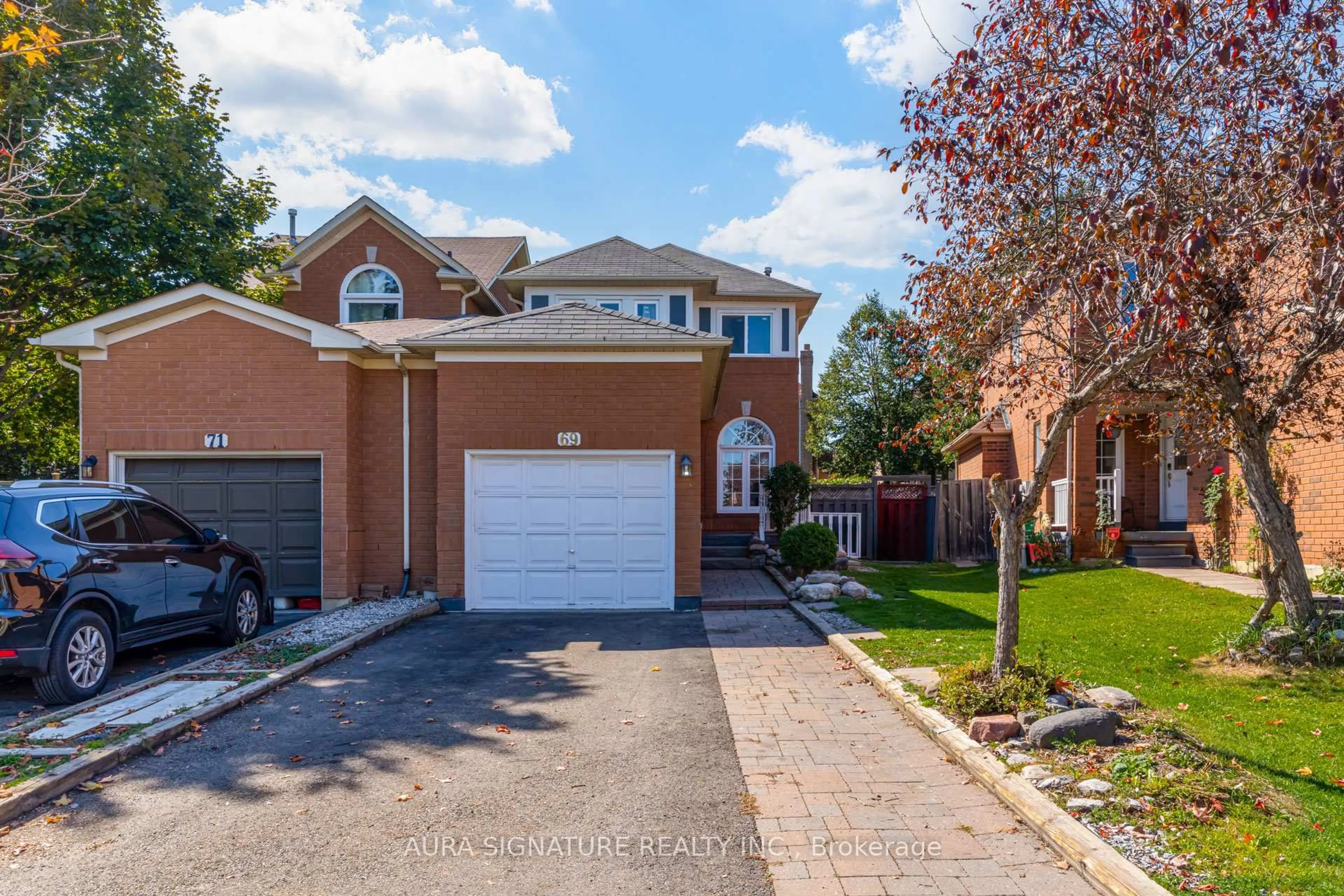 Home with brick exterior material, street for 69 Alaskan Summit Crt, Brampton Ontario L6R 1N9