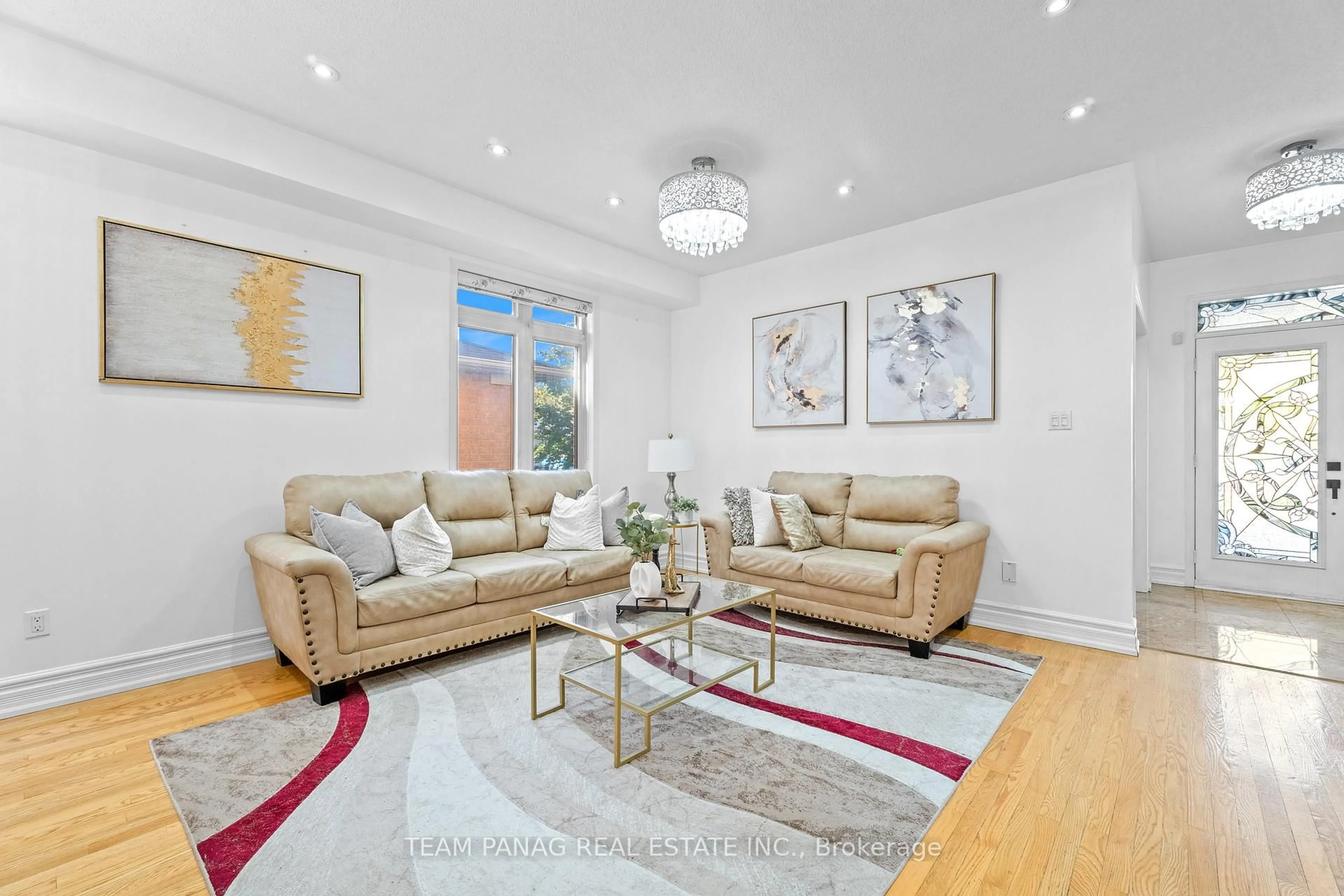 Living room with furniture, unknown for 20 Lion Pride Lane, Brampton Ontario L6R 3E4