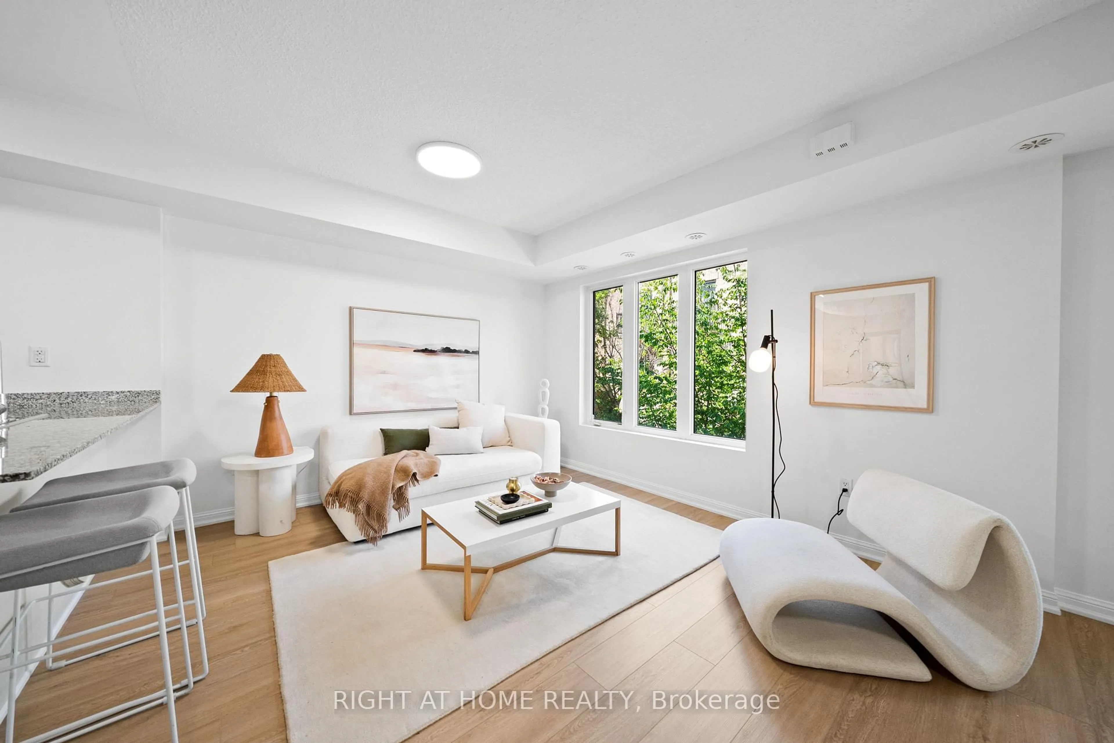 Living room with furniture, unknown for 11 Foundry Ave #229, Toronto Ontario M6H 0B7