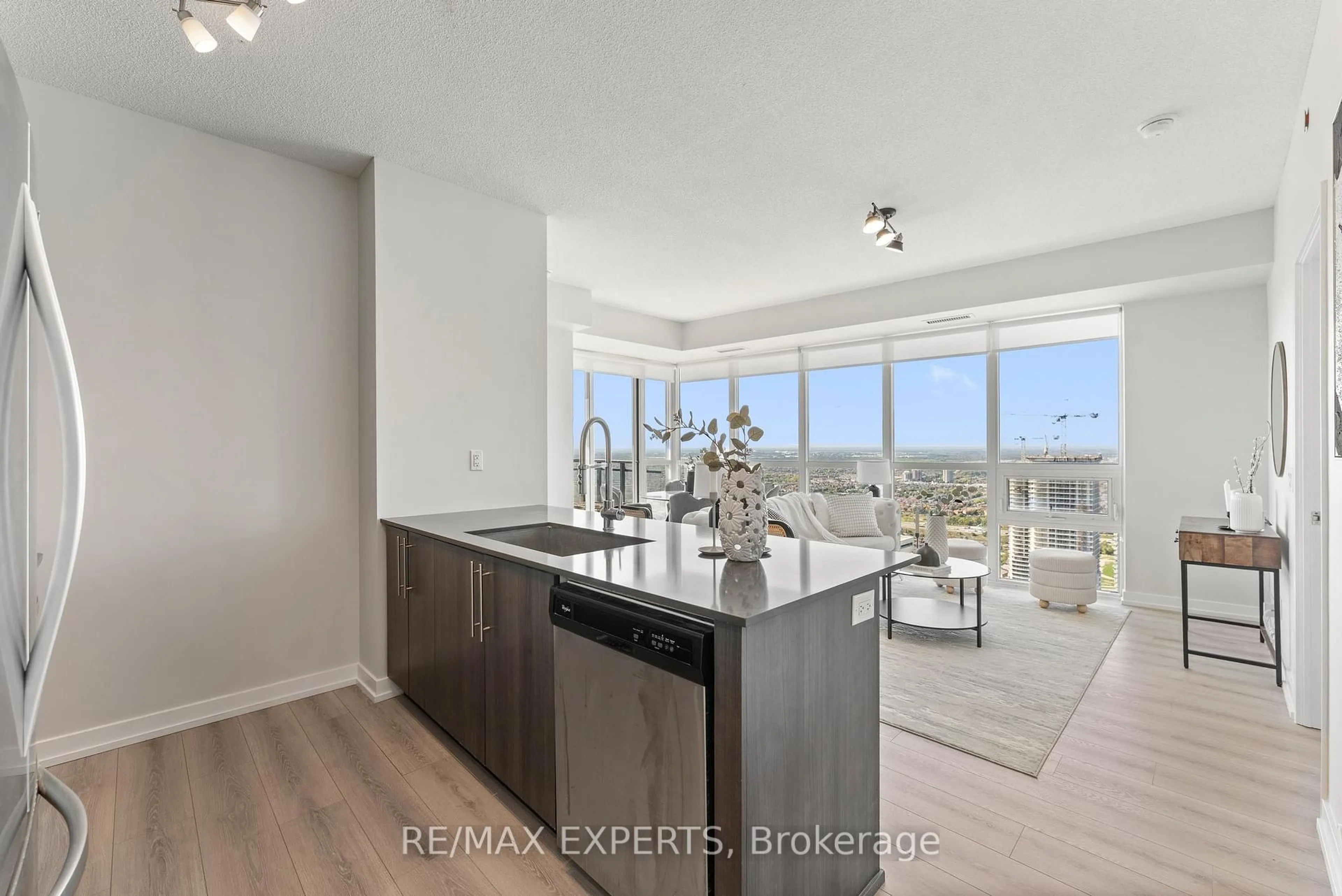 Open concept kitchen, unknown for 4011 Brickstone Mews #4502, Mississauga Ontario L5B 0G3