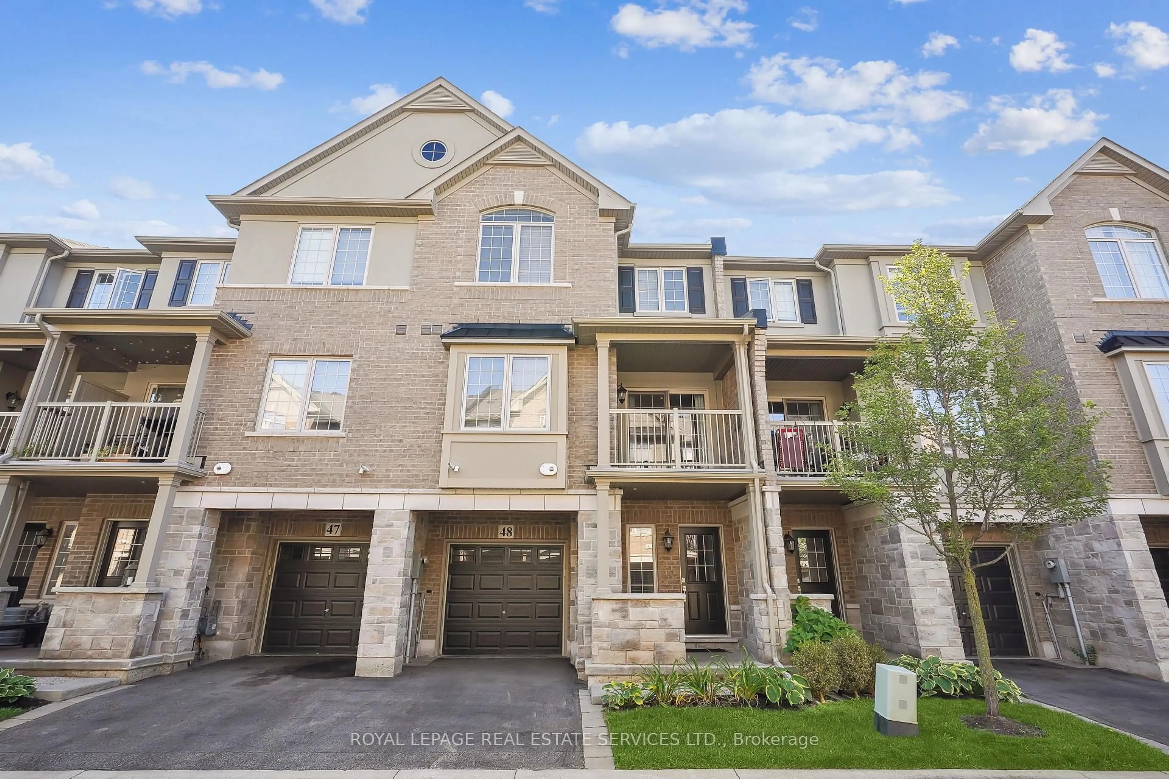 Home with brick exterior material, street for 2086 Ghent Ave #48, Burlington Ontario L7R 0E1