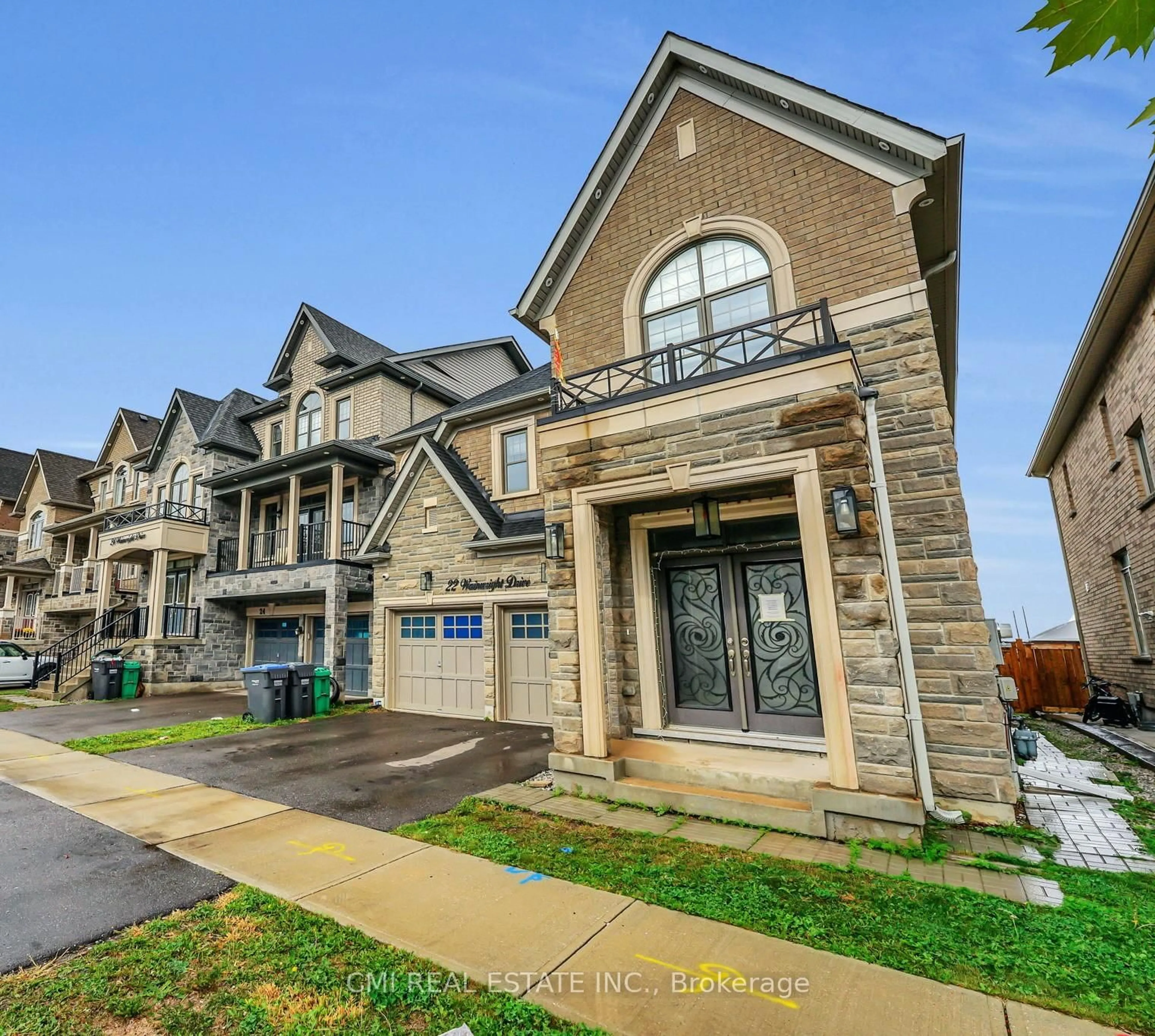 Home with brick exterior material, street for 22 Wainwright Dr, Brampton Ontario L7A 4Y5