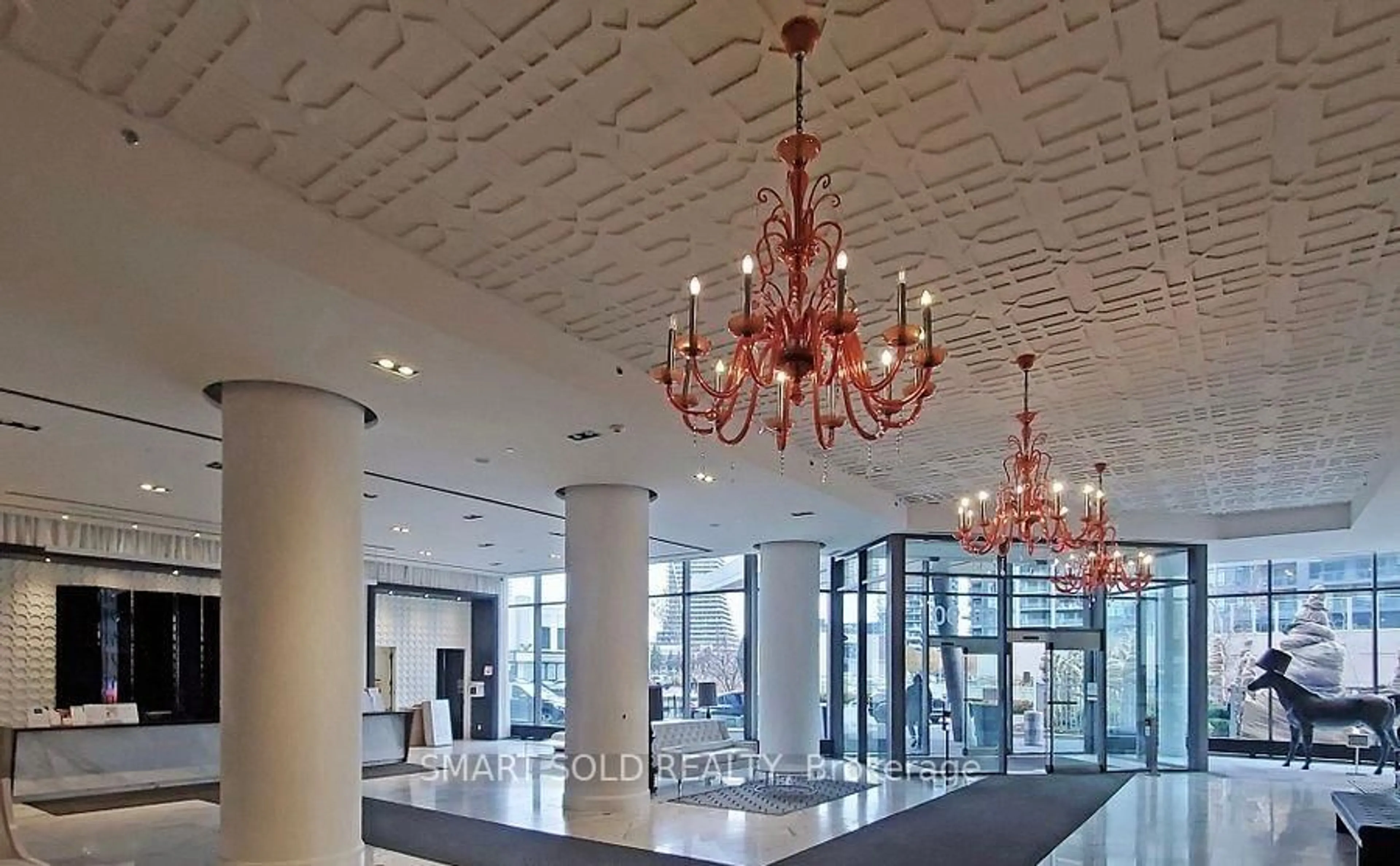 Lobby for 90 Park Lawn Rd #2608, Toronto Ontario M8Y 0B6