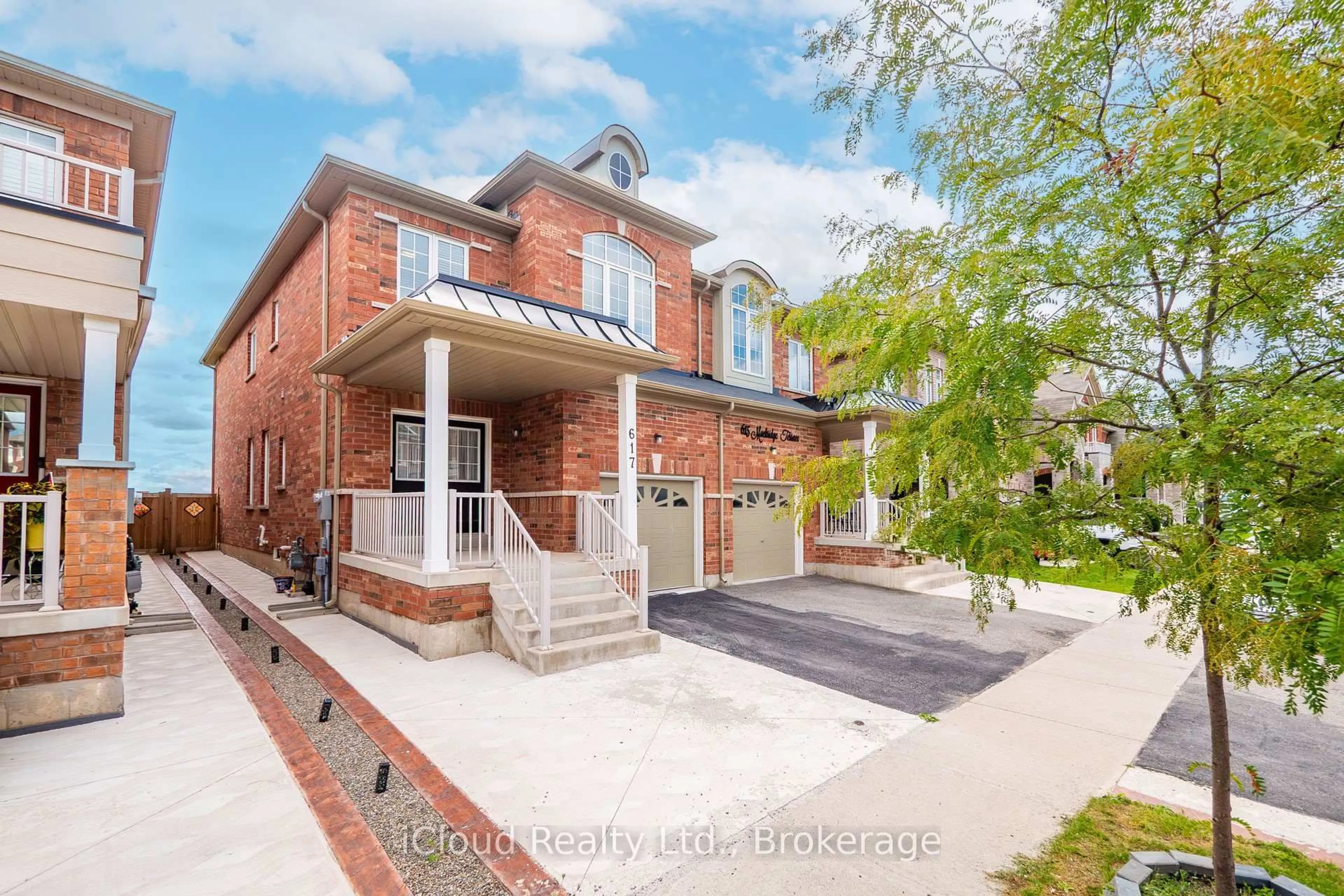 Home with brick exterior material, street for 617 Mockridge Terr, Milton Ontario L9T 7V2