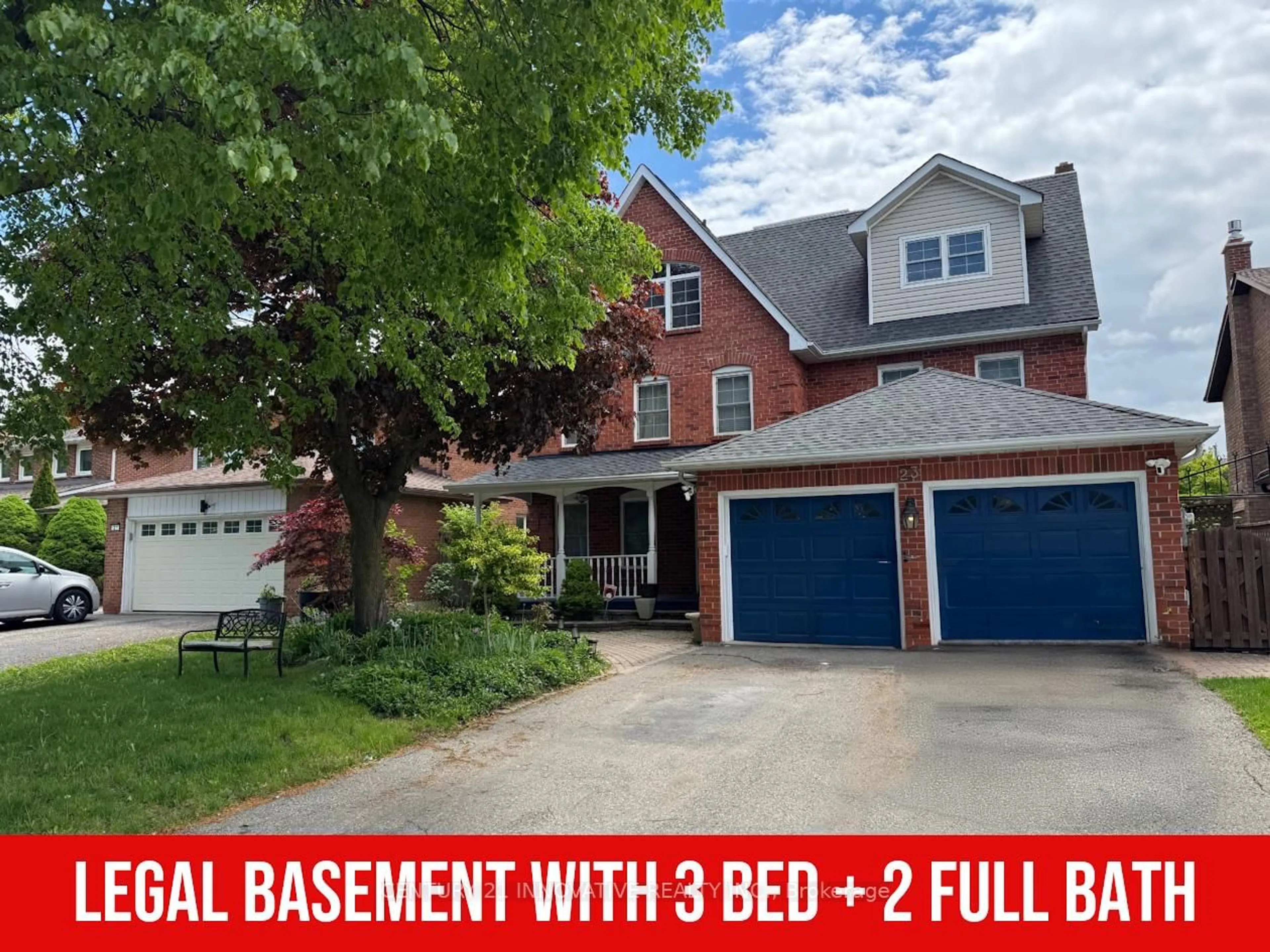 Home with vinyl exterior material, street for 23 Linden Cres, Brampton Ontario L6S 4A1