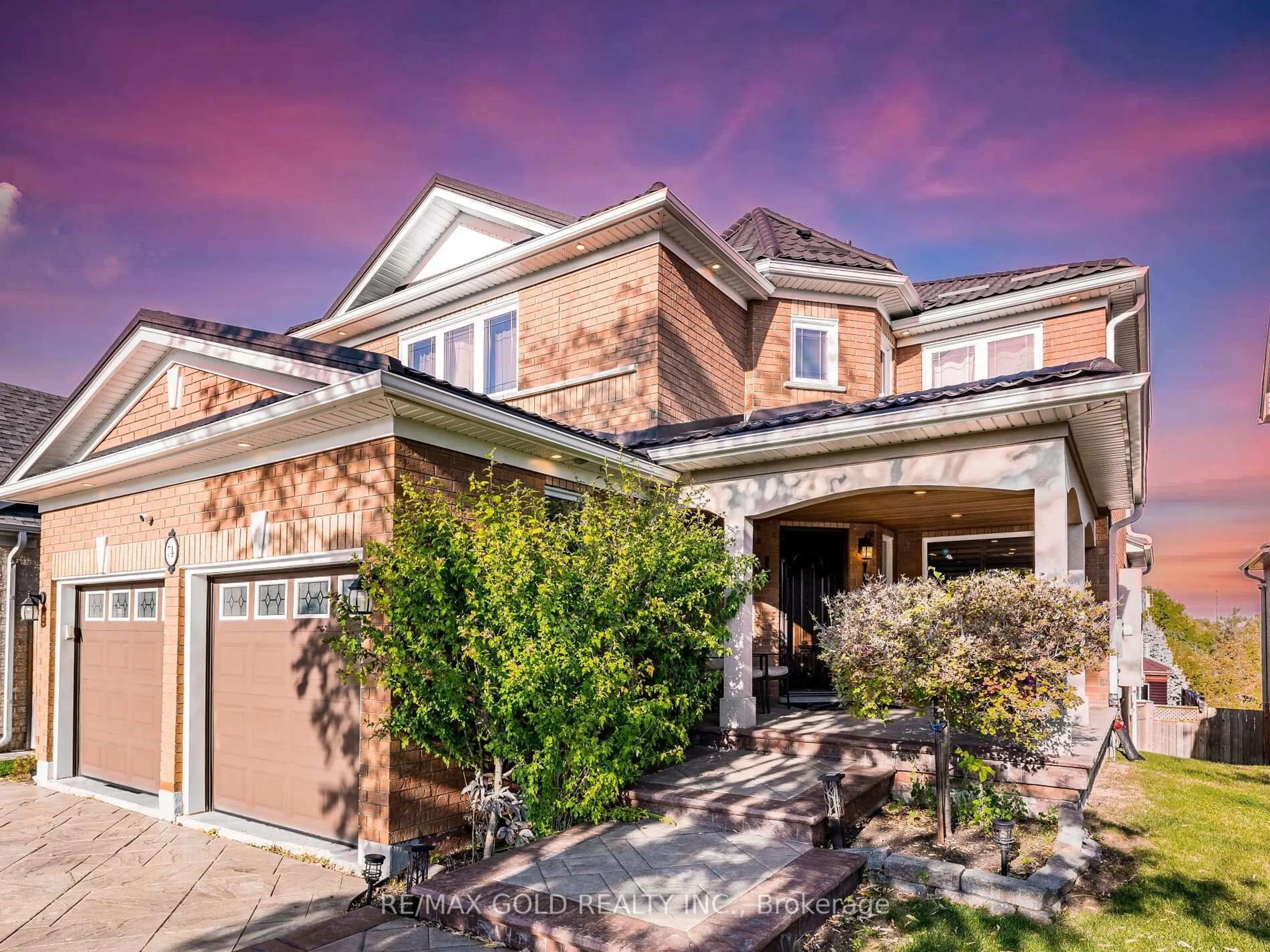 Home with brick exterior material, street for 74 Porchlight Rd, Brampton Ontario L6X 4S1