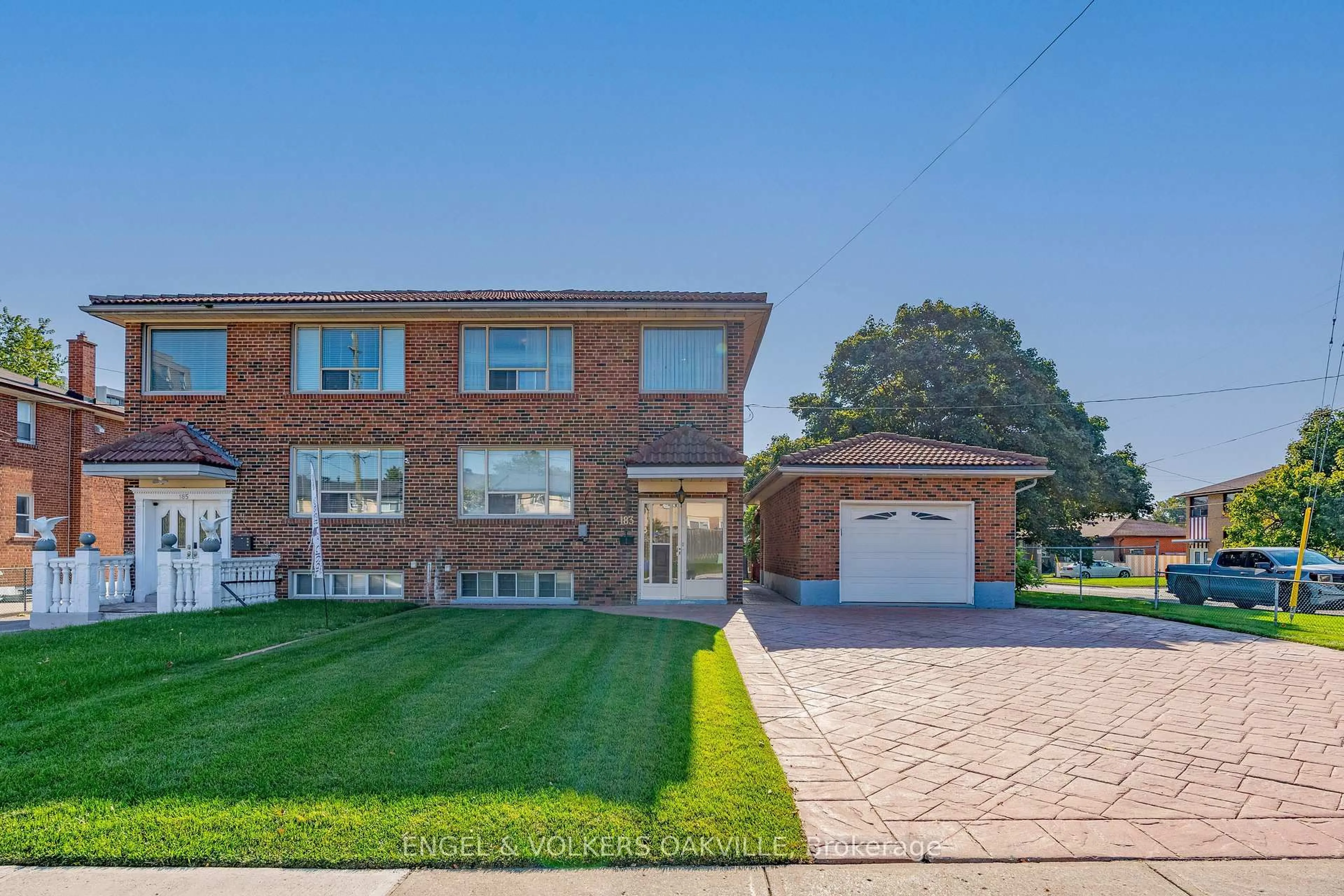 Home with brick exterior material, street for 183 vodden St, Brampton Ontario L6V 1M9