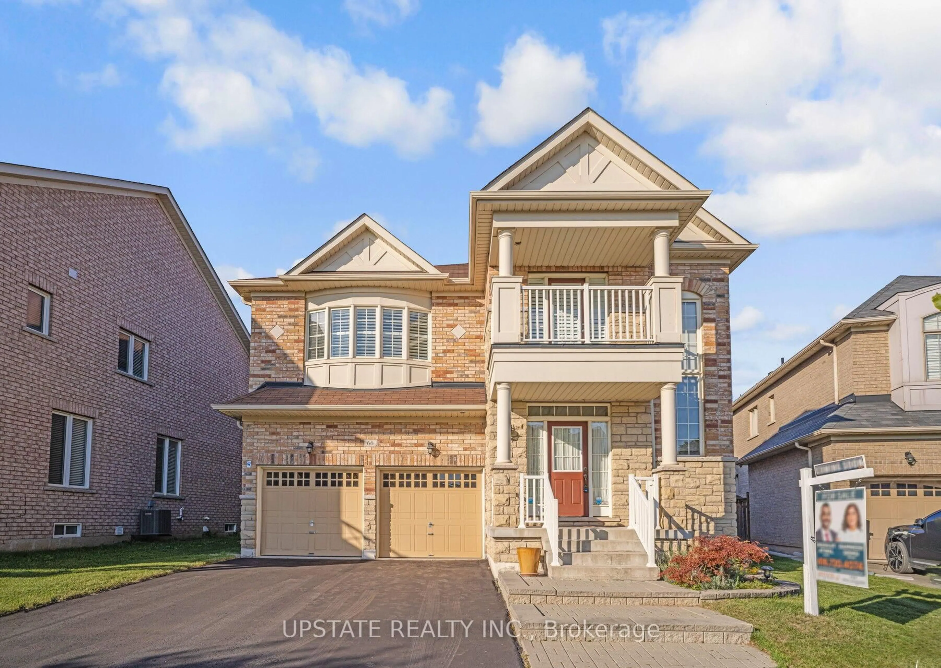 Home with brick exterior material, street for 66 GEORGE ROBINSON Dr, Brampton Ontario L6Y 1P2