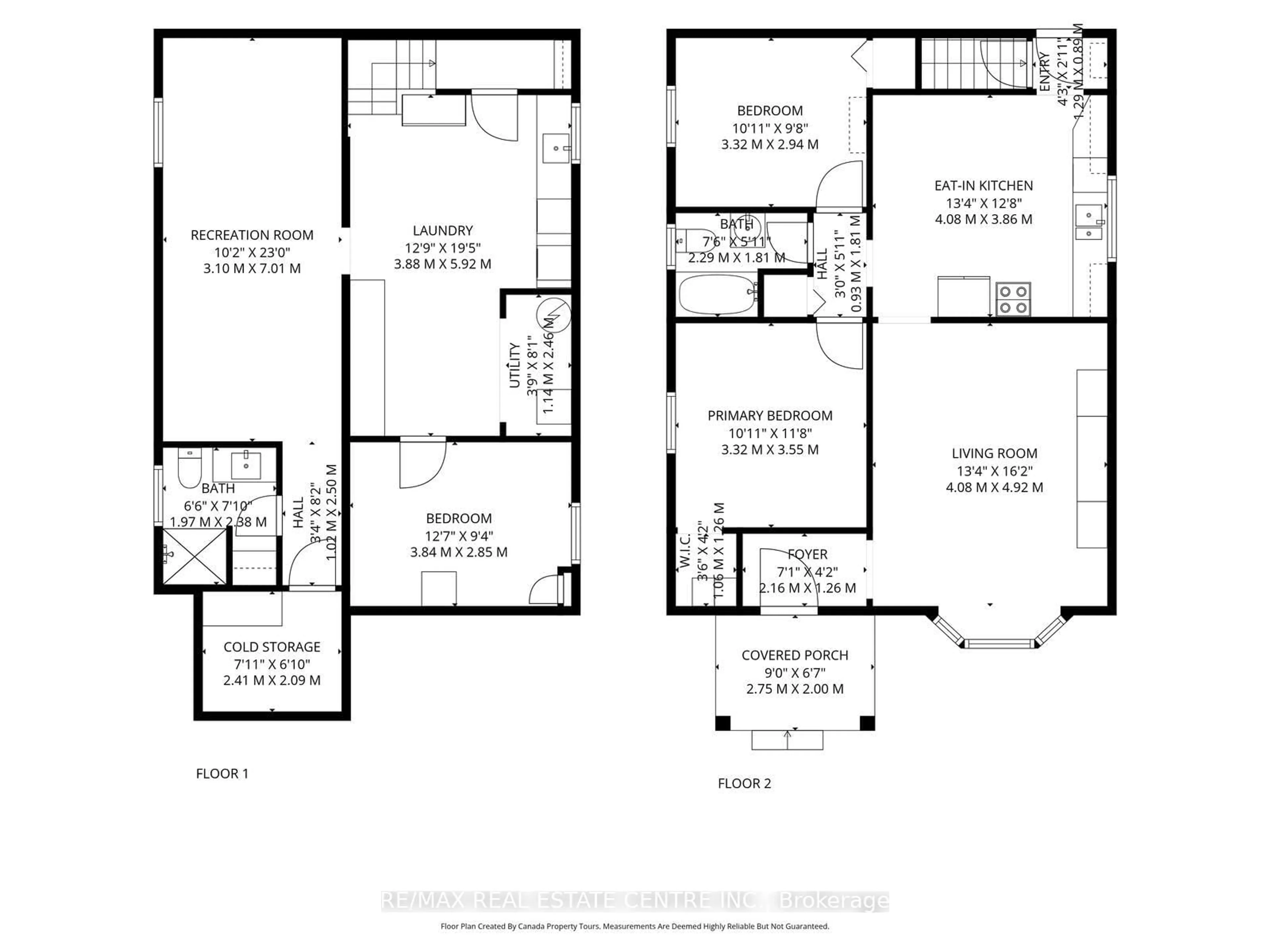 Floor plan for 351 Peel St, Halton Hills Ontario L7J 1M9
