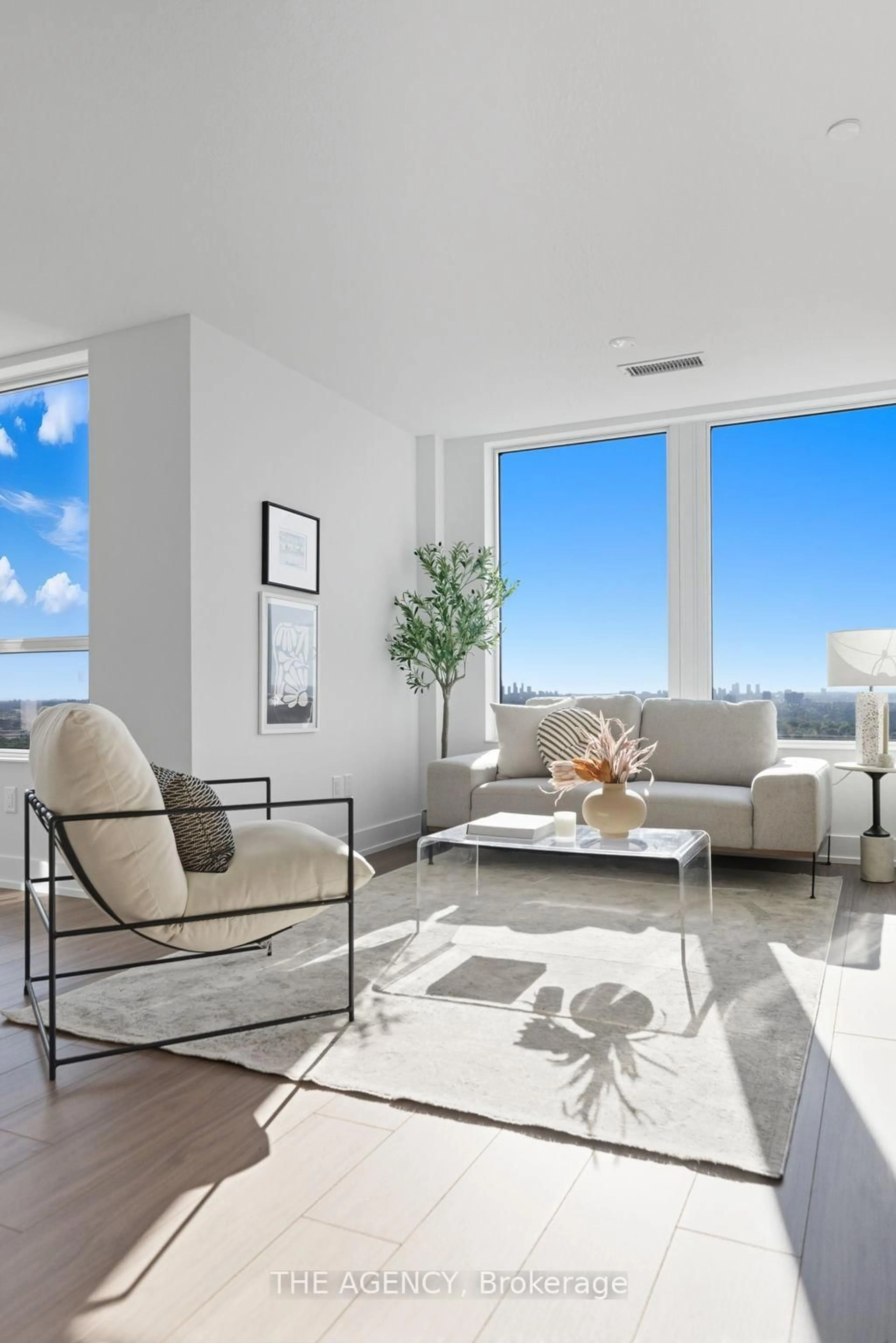 Living room with furniture, unknown for 10 Eva Rd #2402, Toronto Ontario M9C 0B3