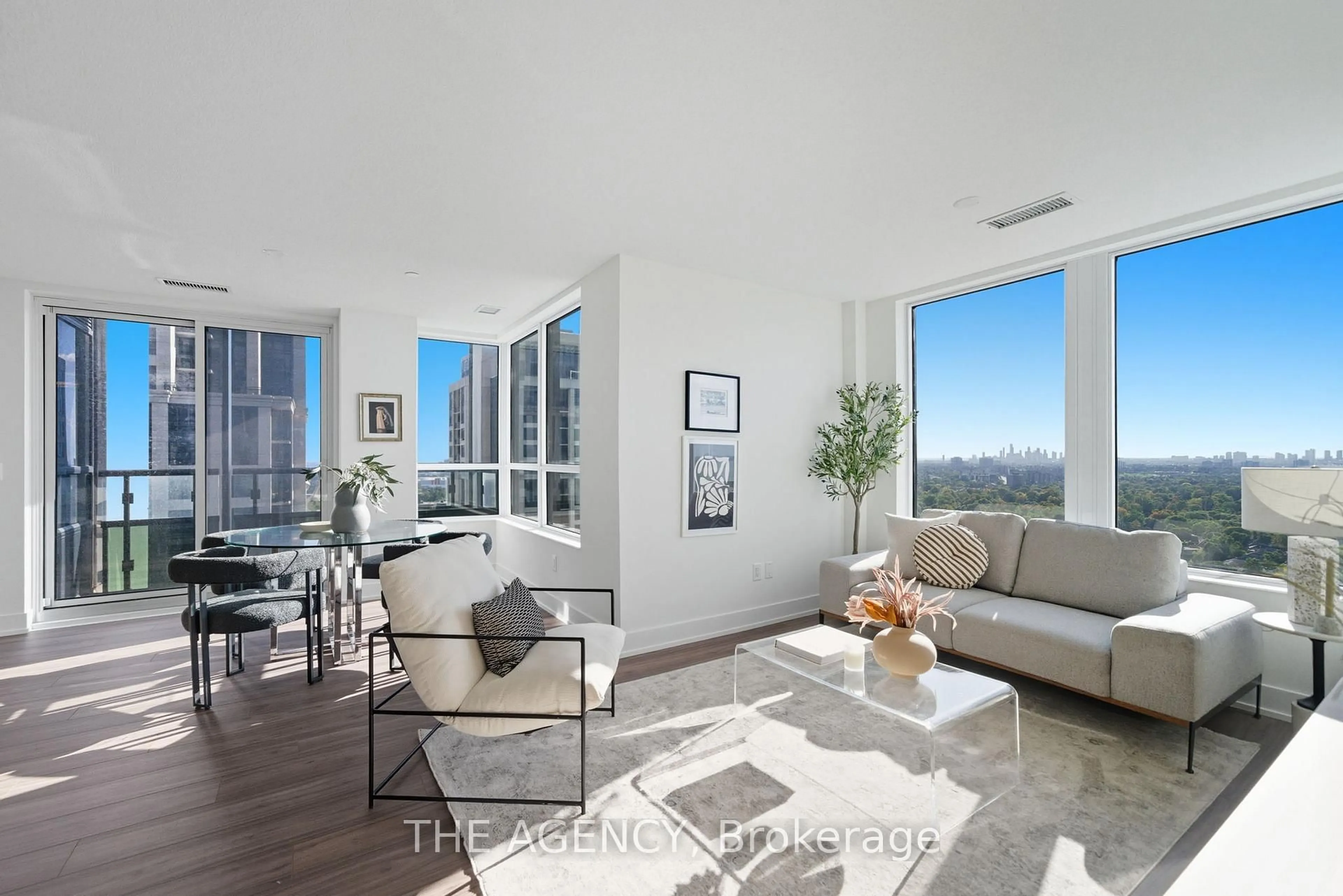 Living room with furniture, unknown for 10 Eva Rd #2402, Toronto Ontario M9C 0B3