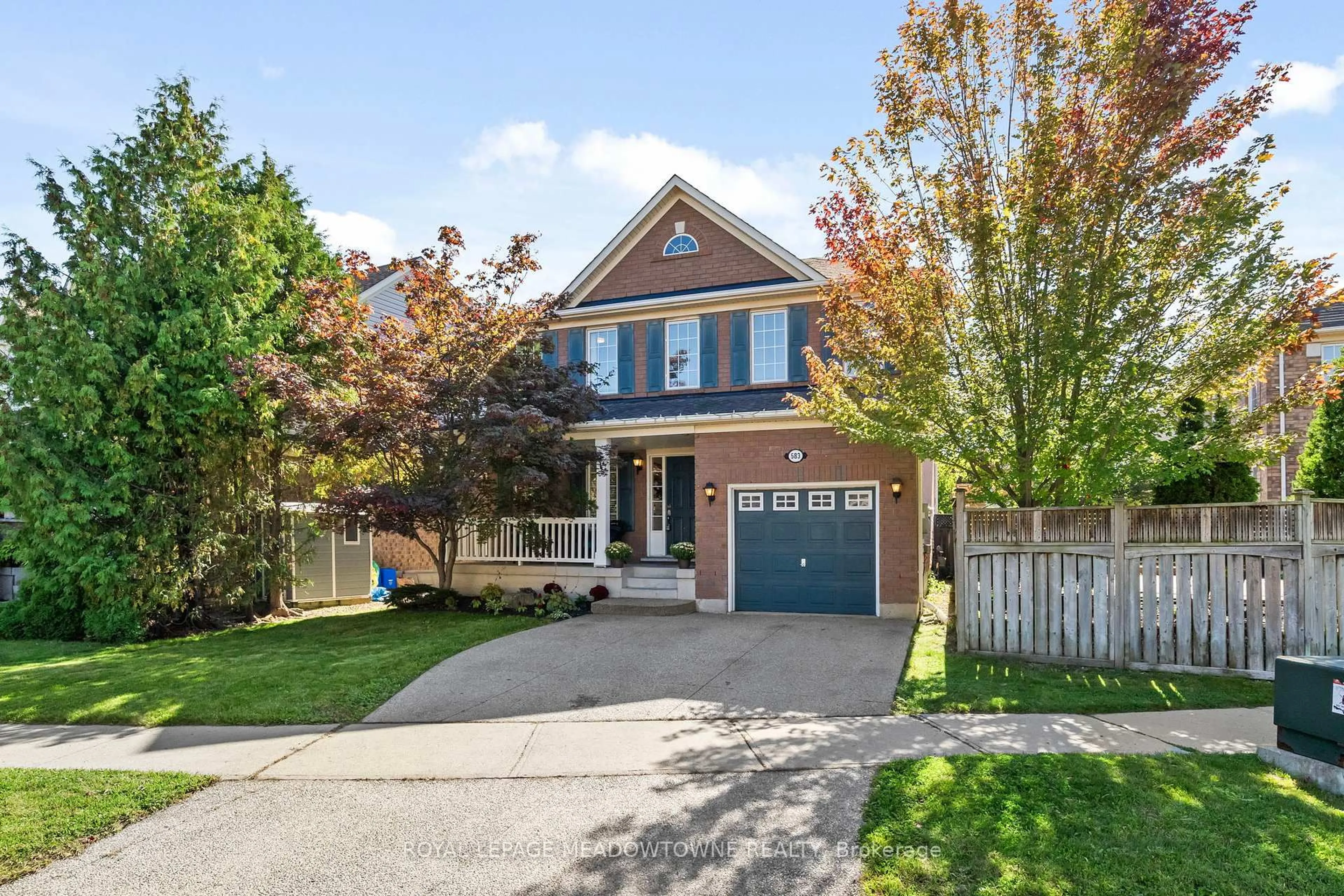 Home with brick exterior material, street for 583 Caverhill Cres, Milton Ontario L9T 5K5