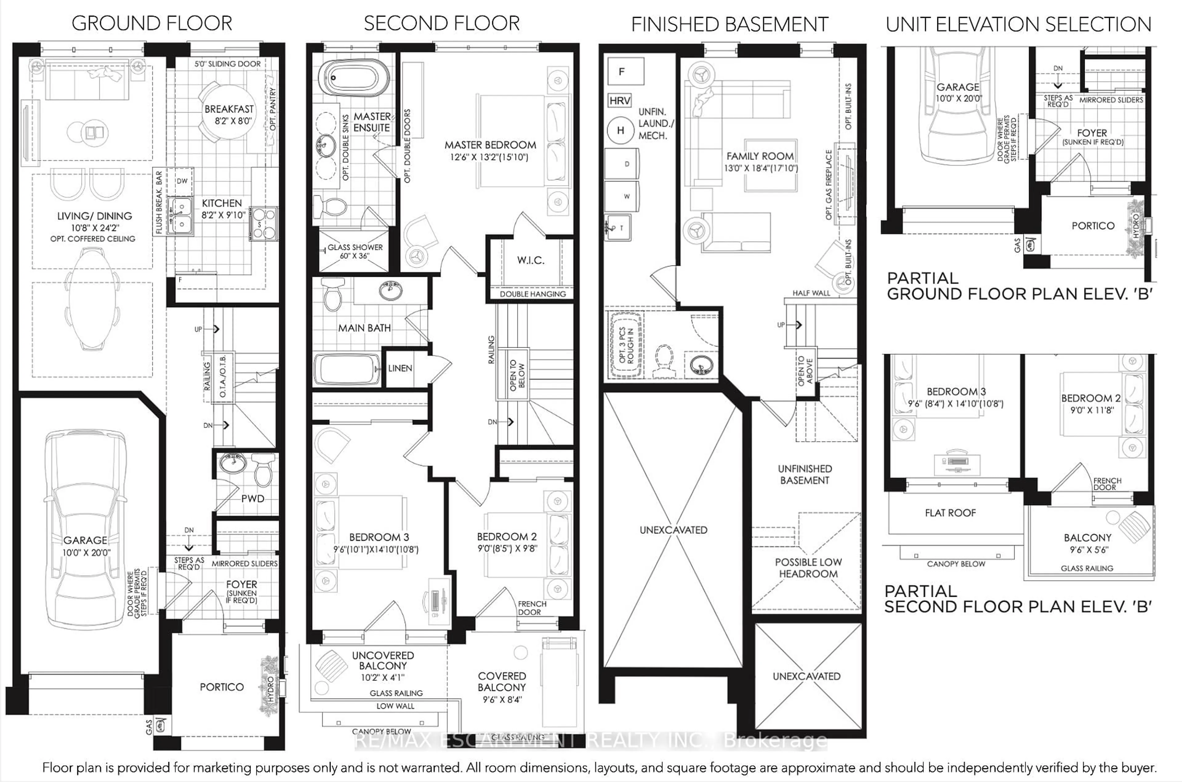 Floor plan for 414 Wheat Boom Dr, Oakville Ontario L6H 0R4
